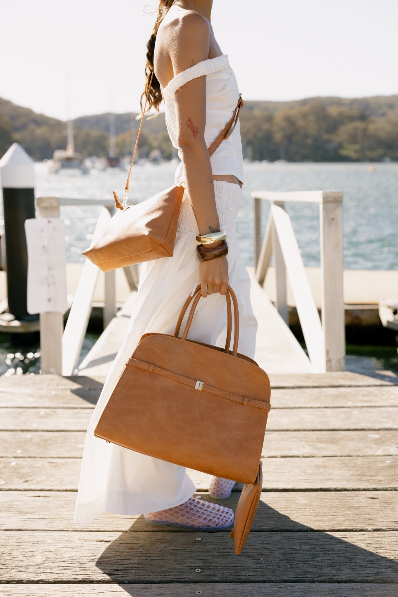 Jodee Tan 3 Piece Handbag Tote