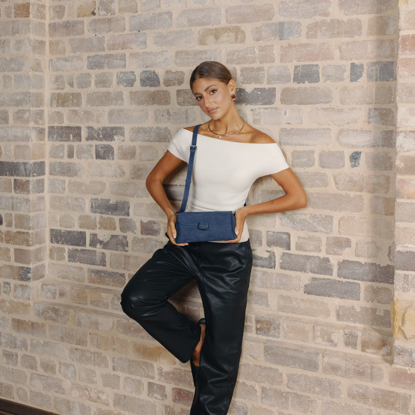 Mercer Denim Shoulder Crossbody