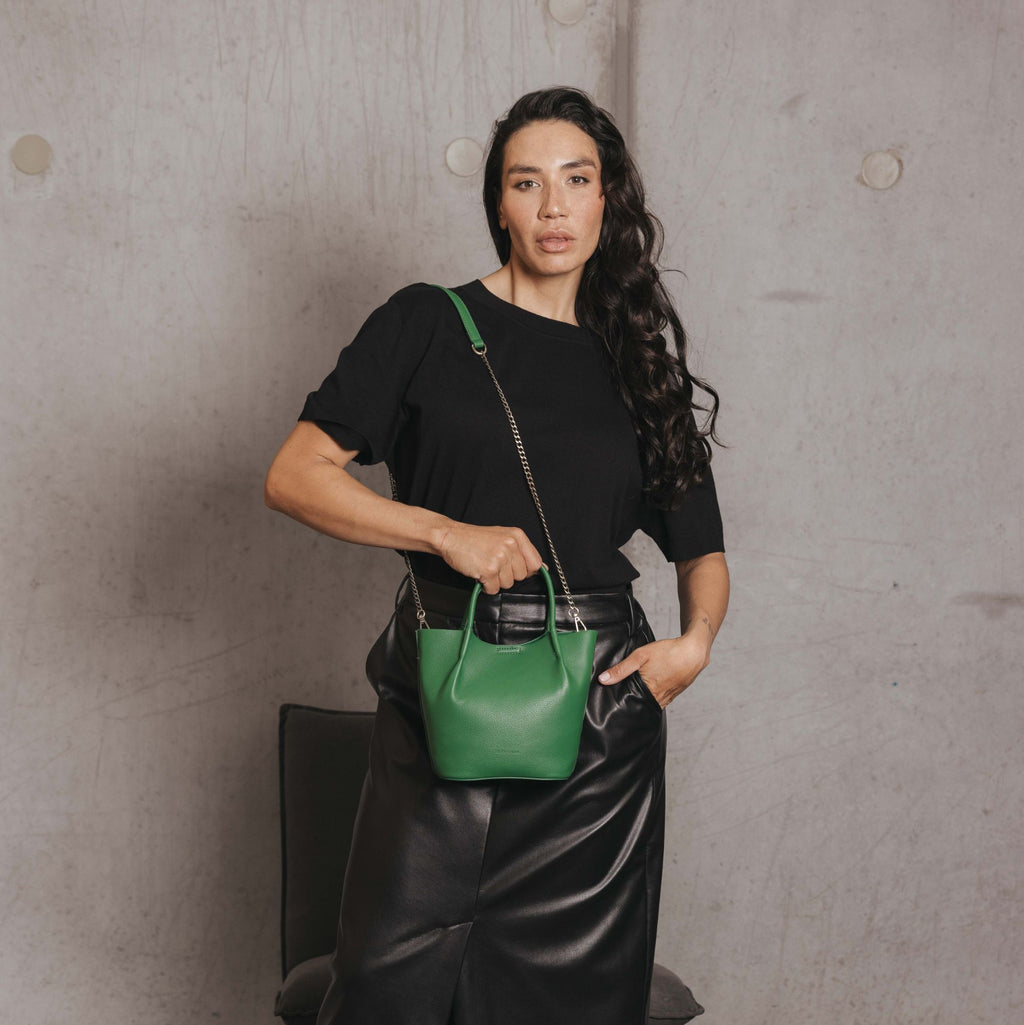 Lara Mini Handbag Green