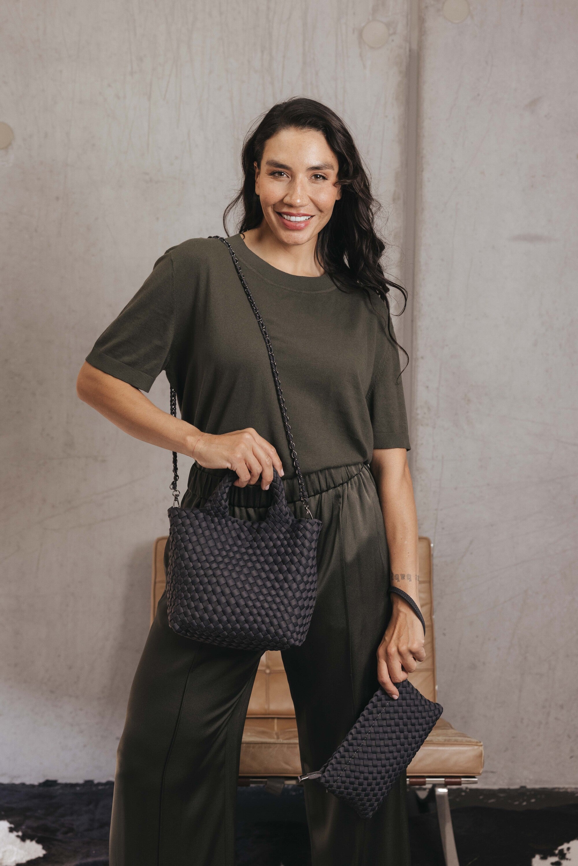 Reeva Charcoal Mini Bag