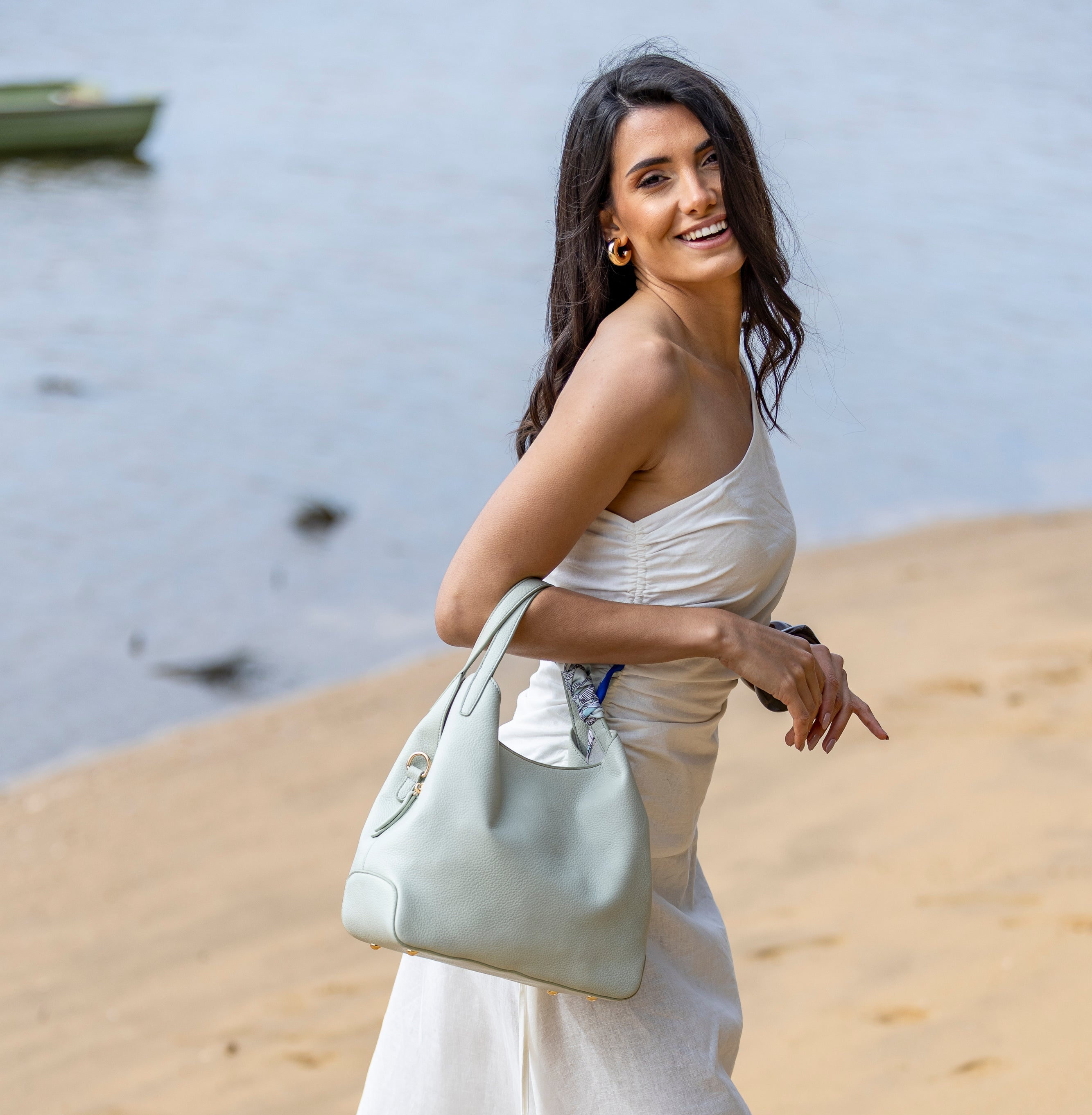 Dune Matcha 2 Piece Crossbody Handbag