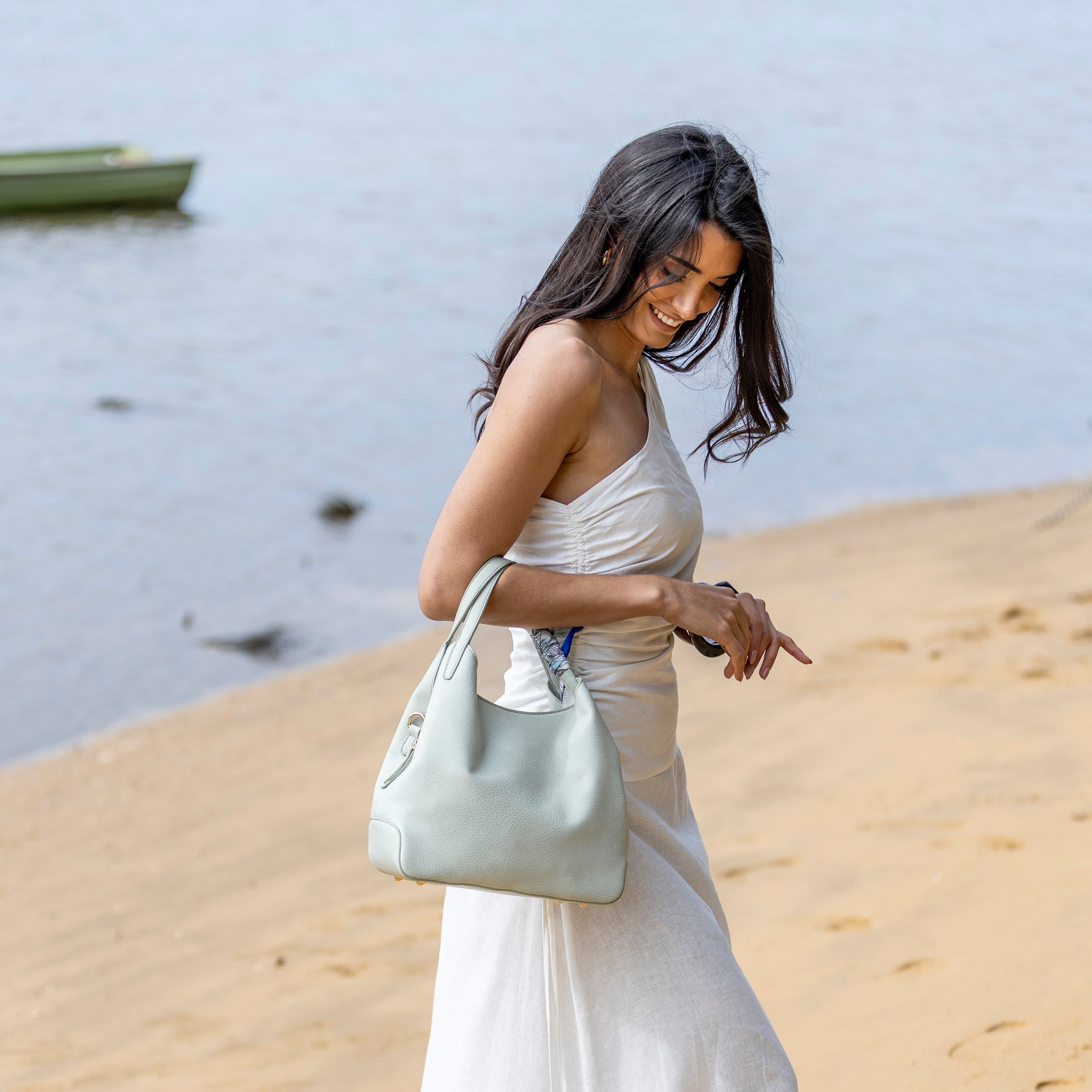 Dune Matcha 2 Piece Crossbody Handbag