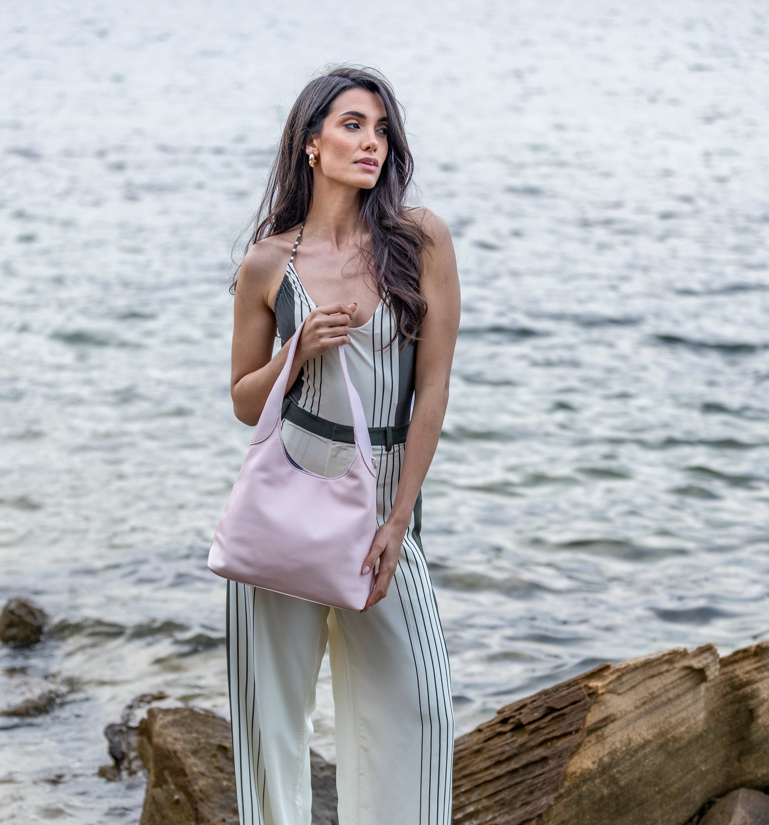 Tammie Marshmallow Pink  2 Piece Handbag Set