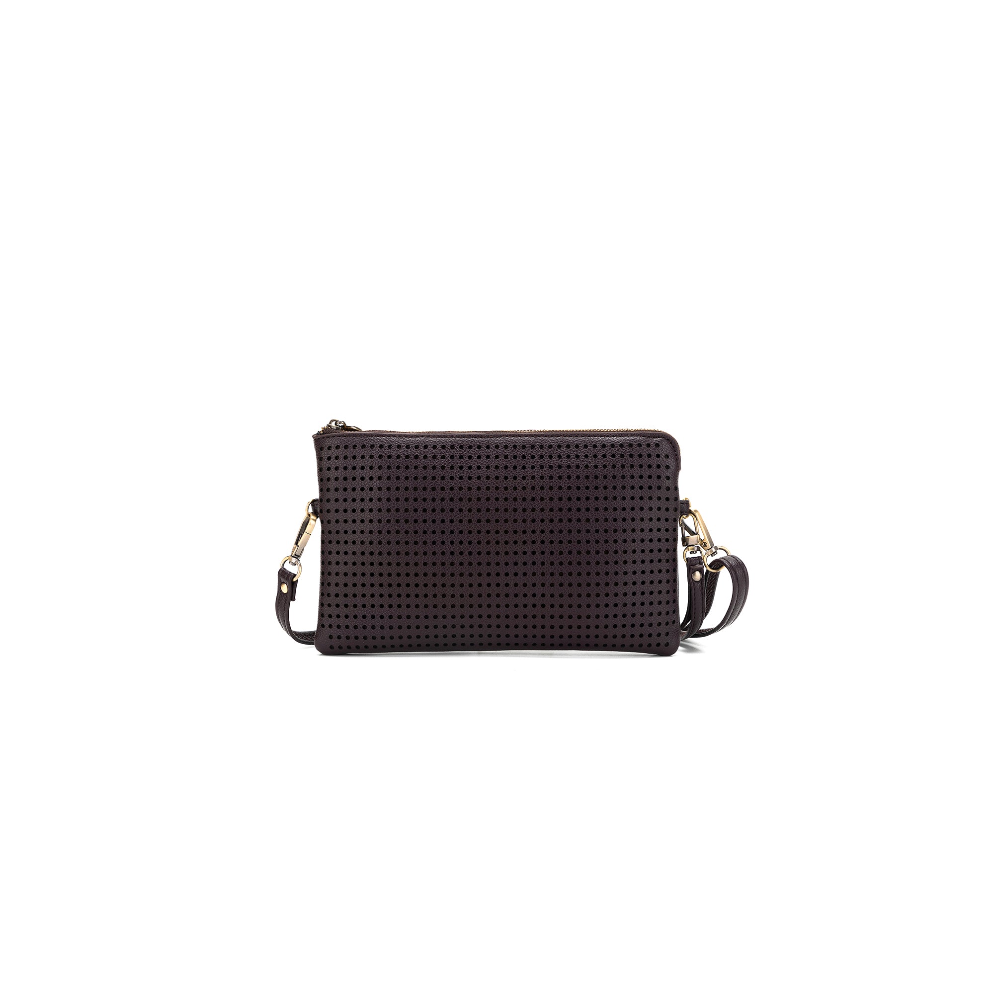 Nina Aubergine Crossbody/Clutch