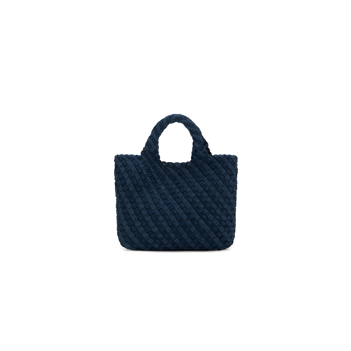 Jeannie Handwoven Neoprene & Denim Tote Set