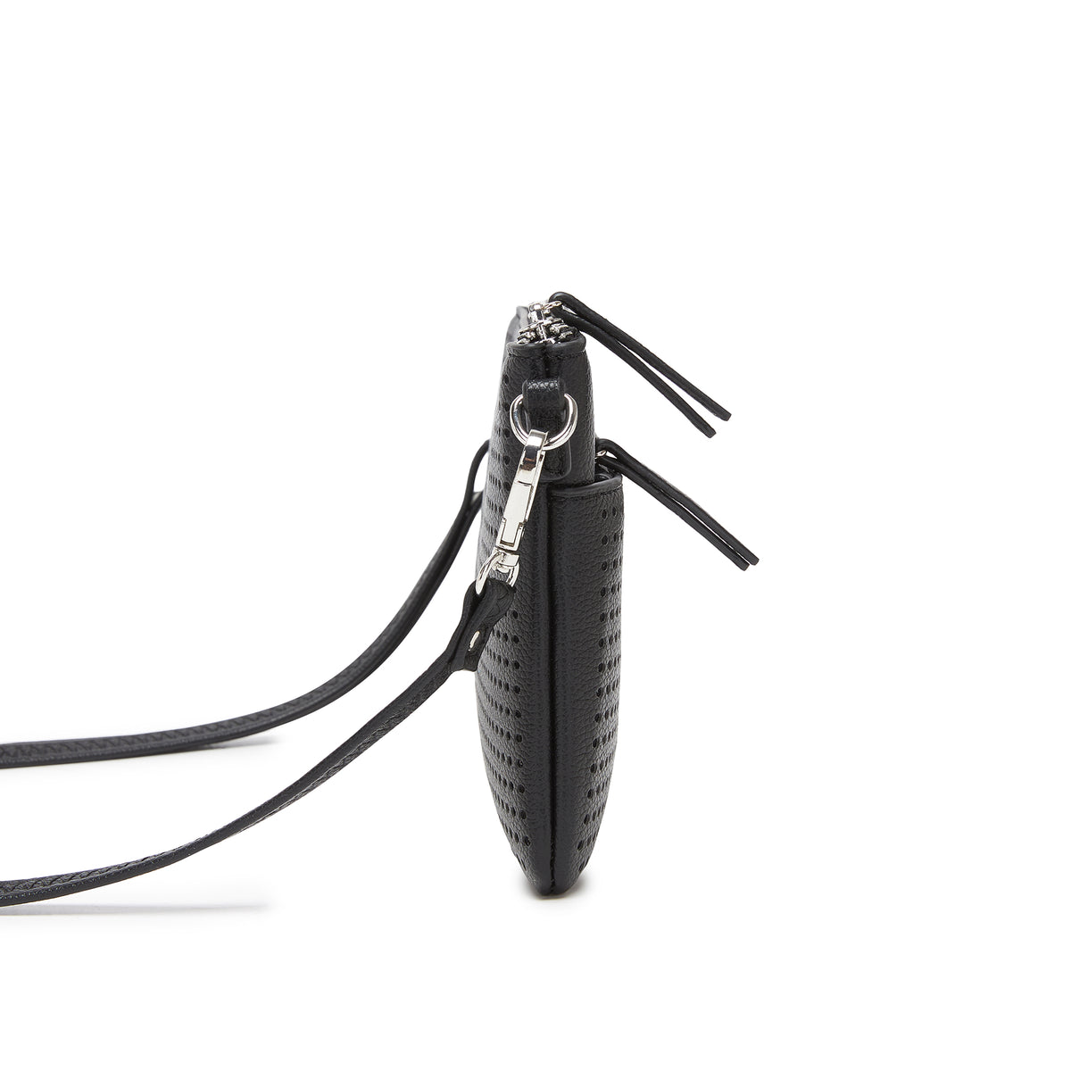 Milla Black Vegan Leather Crossbody & Clutch Bag