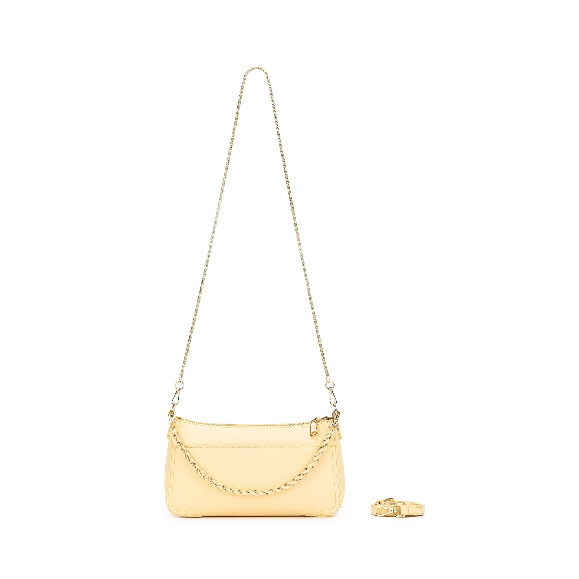 Eloise Yellow Chiffon Crossbody Bag