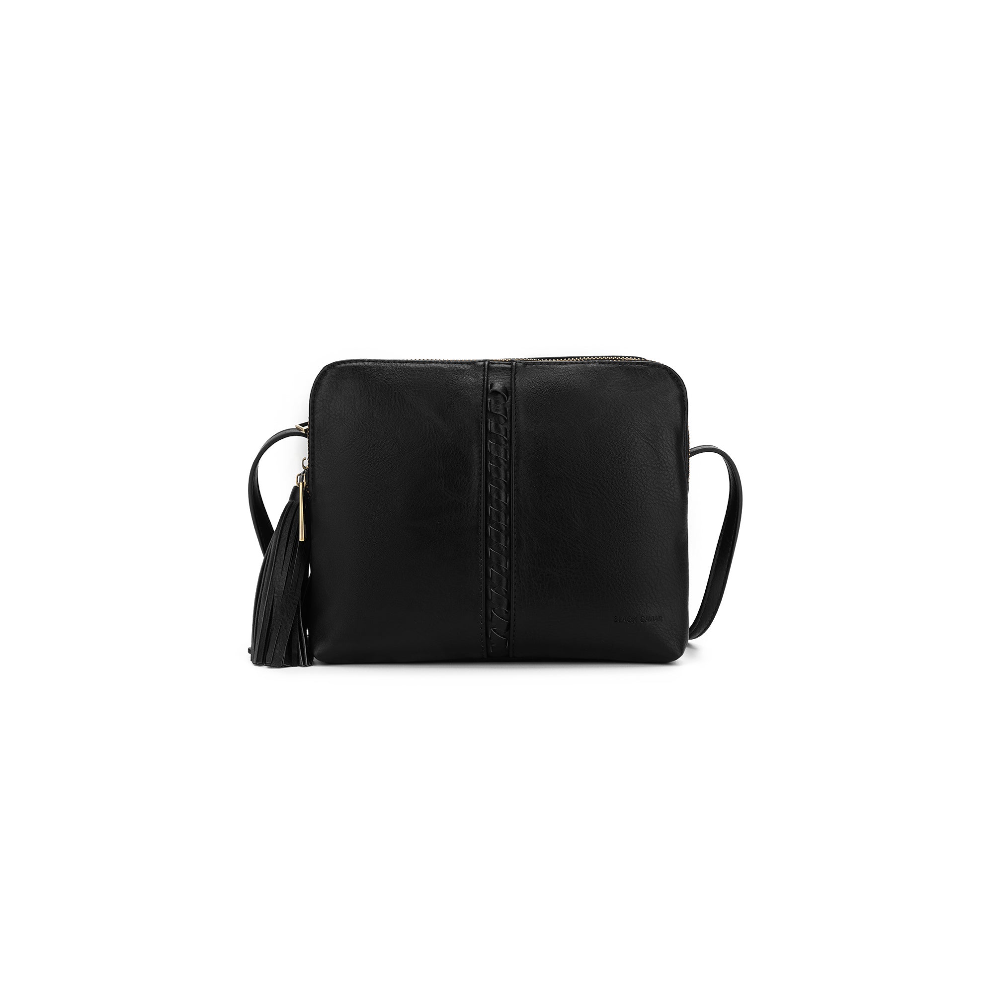 Pia Black Crossbody Bag