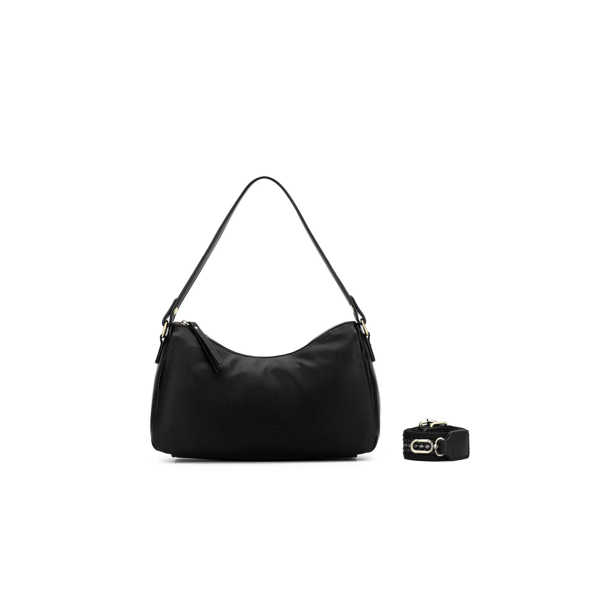 Claudette Black Shoulder Crossbody Bag