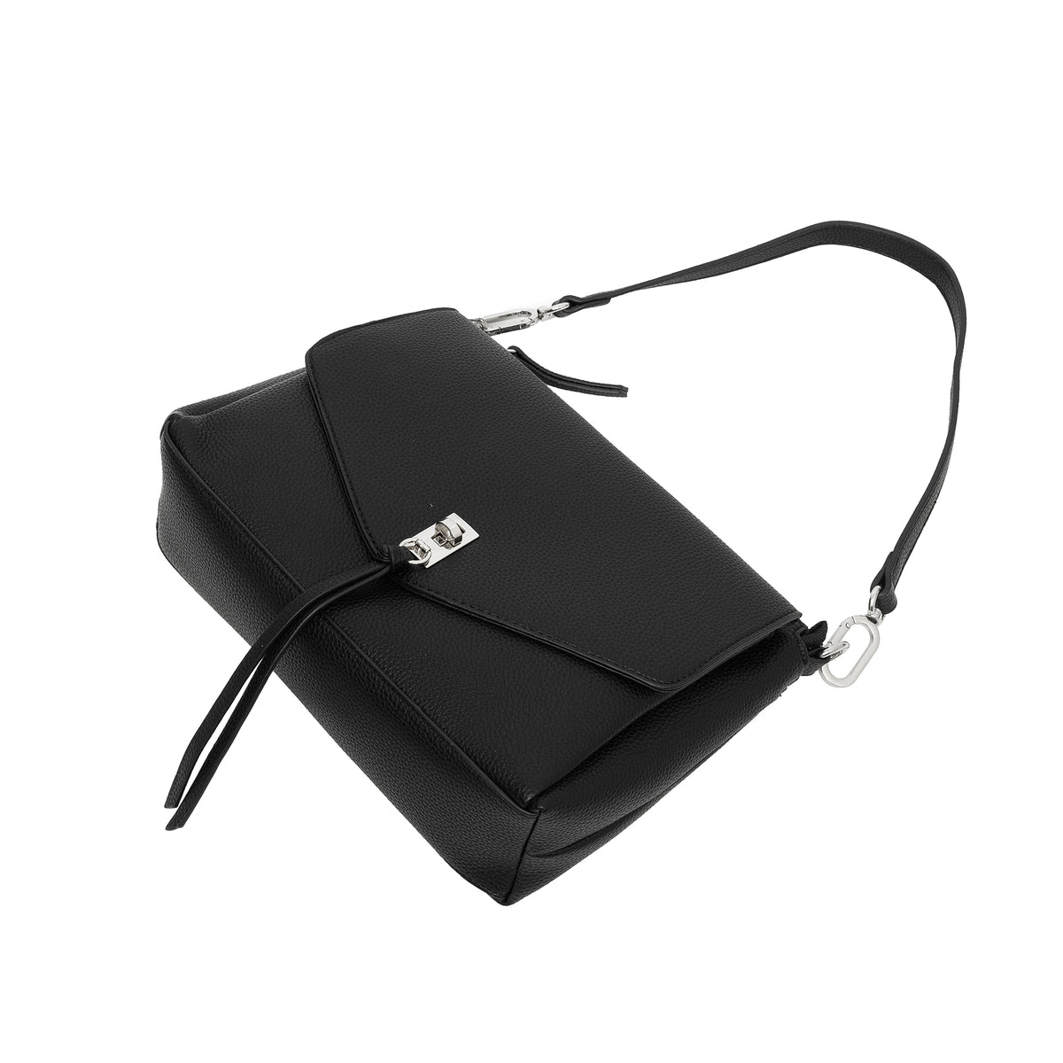 Becky Black Shoulder & Crossbody Bag | Soft Premium PU
