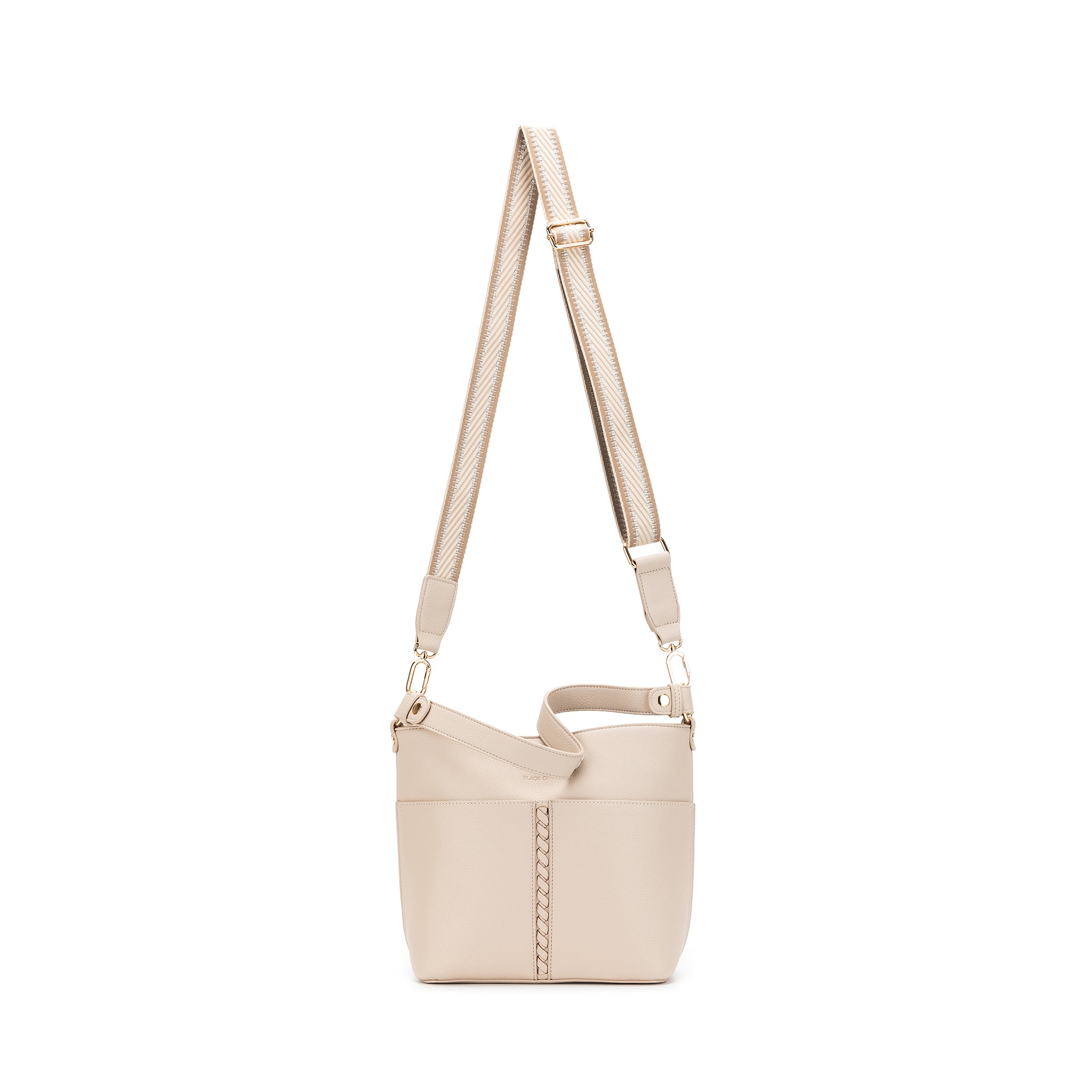 Melody Oatmeal 2 Piece Shoulder Crossbody Bag