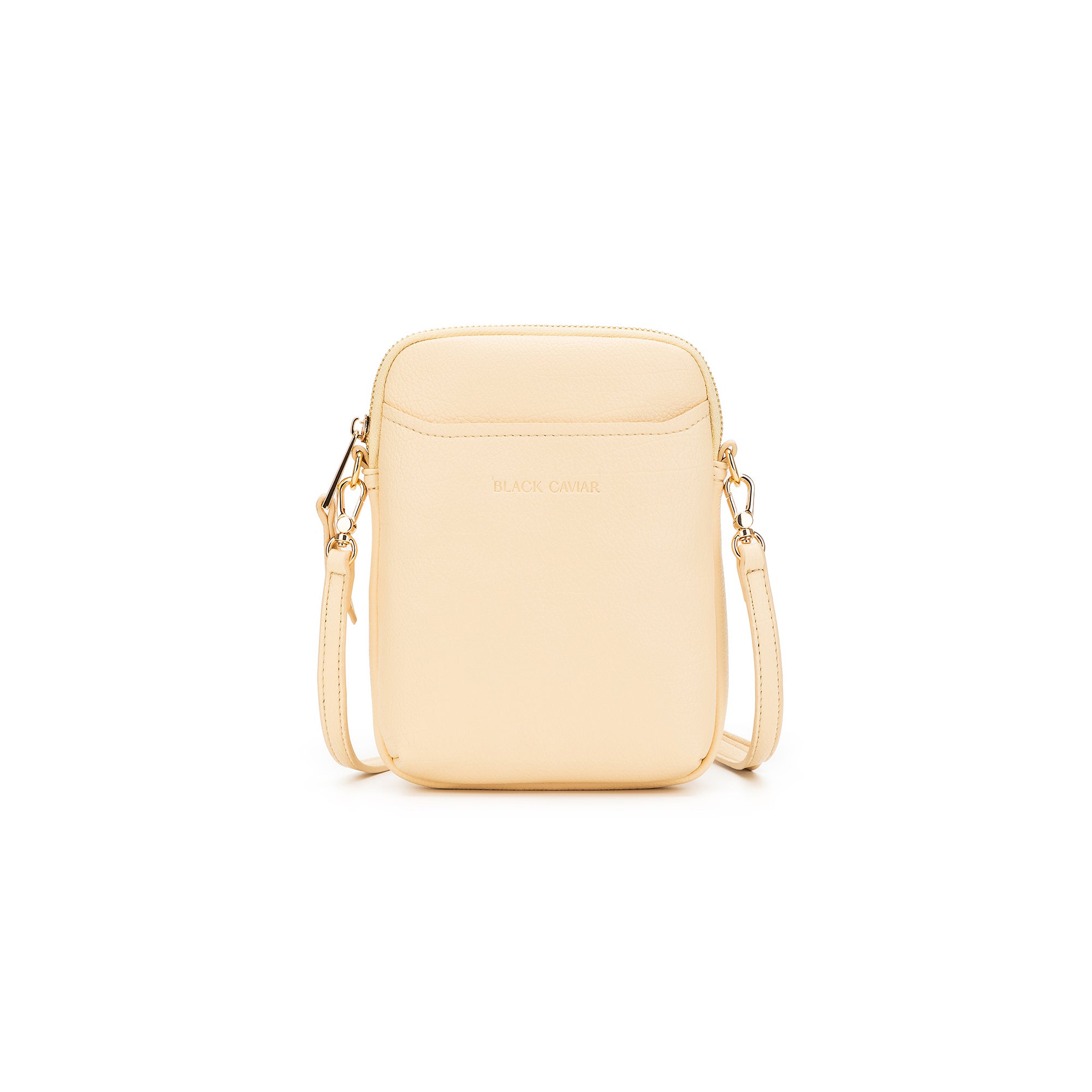 Mika Yellow Chiffon Passport Phone Crossbody