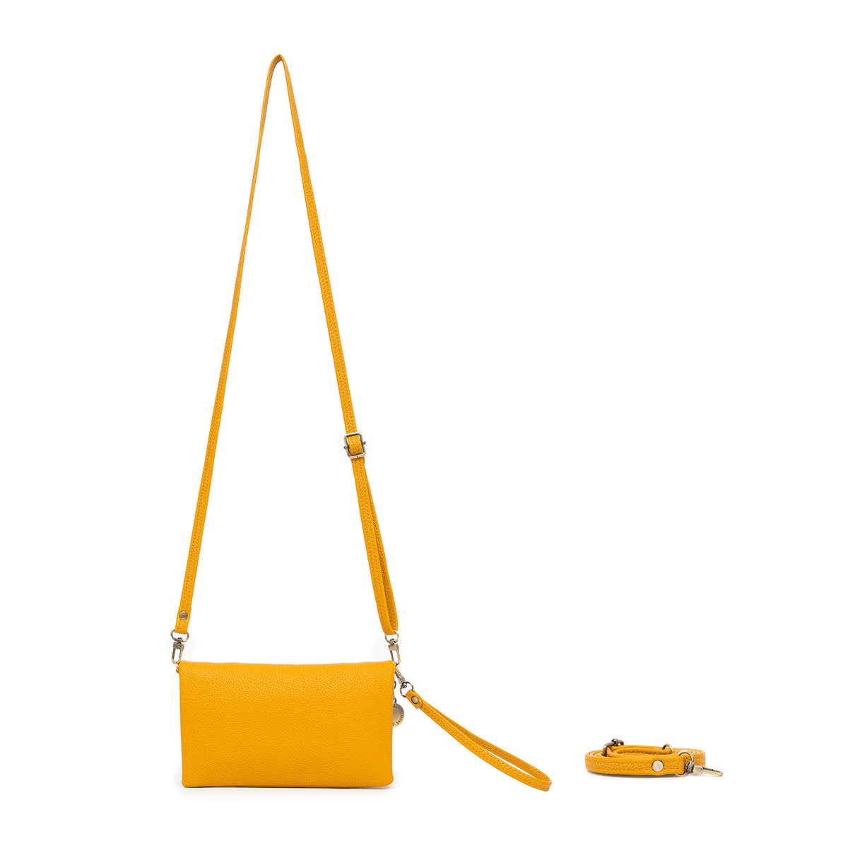 Mavie Mustard Crossbody Wallet