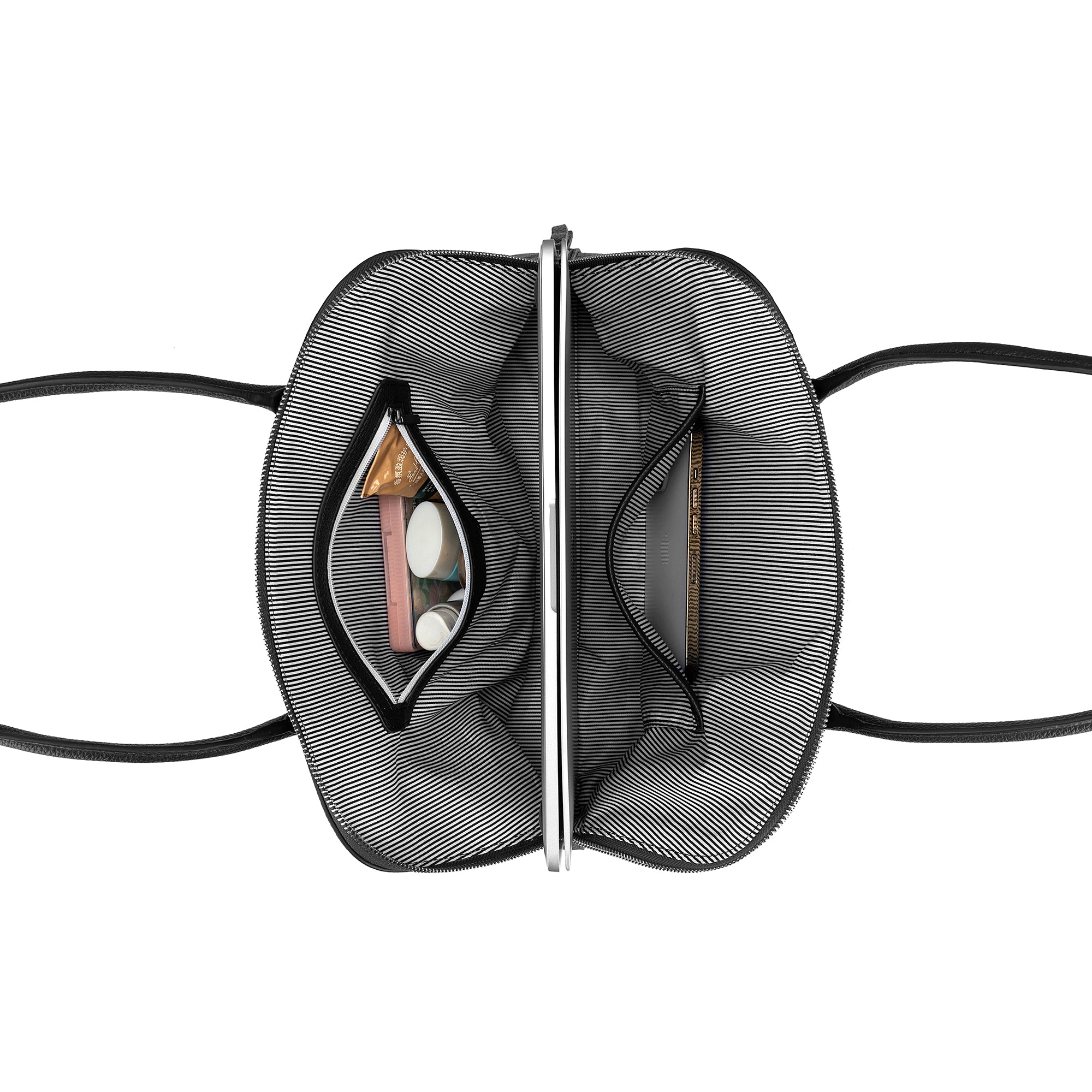 Francesca Black 3 Piece Handbag