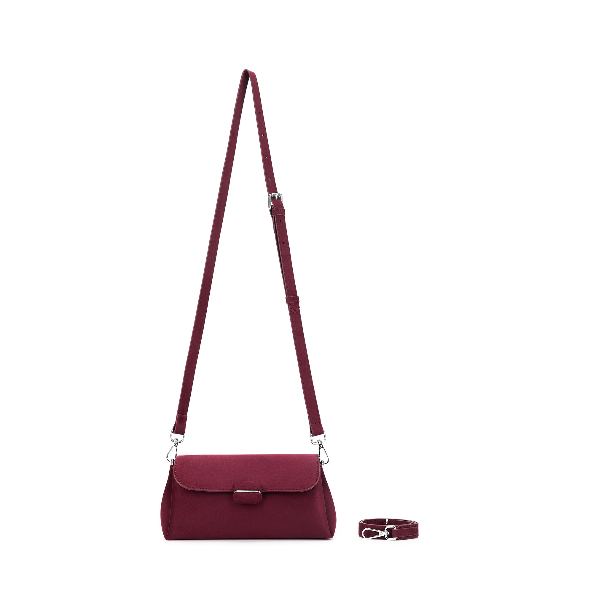 Mercer Cherry Red Shoulder Crossbody