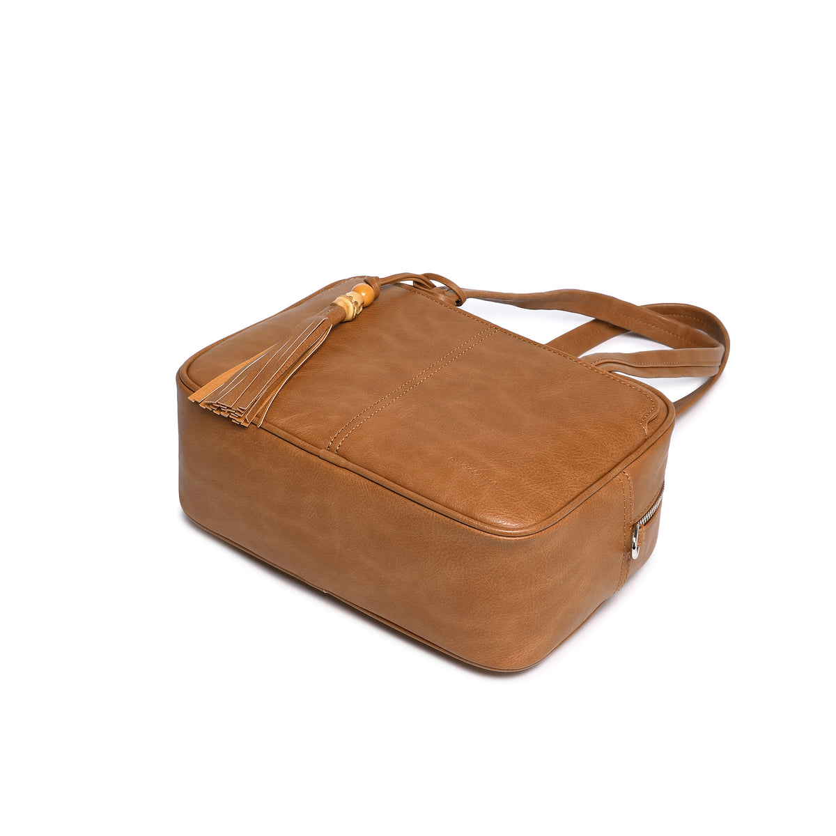 Angelique Tan 2 Piece Bowler Handbag