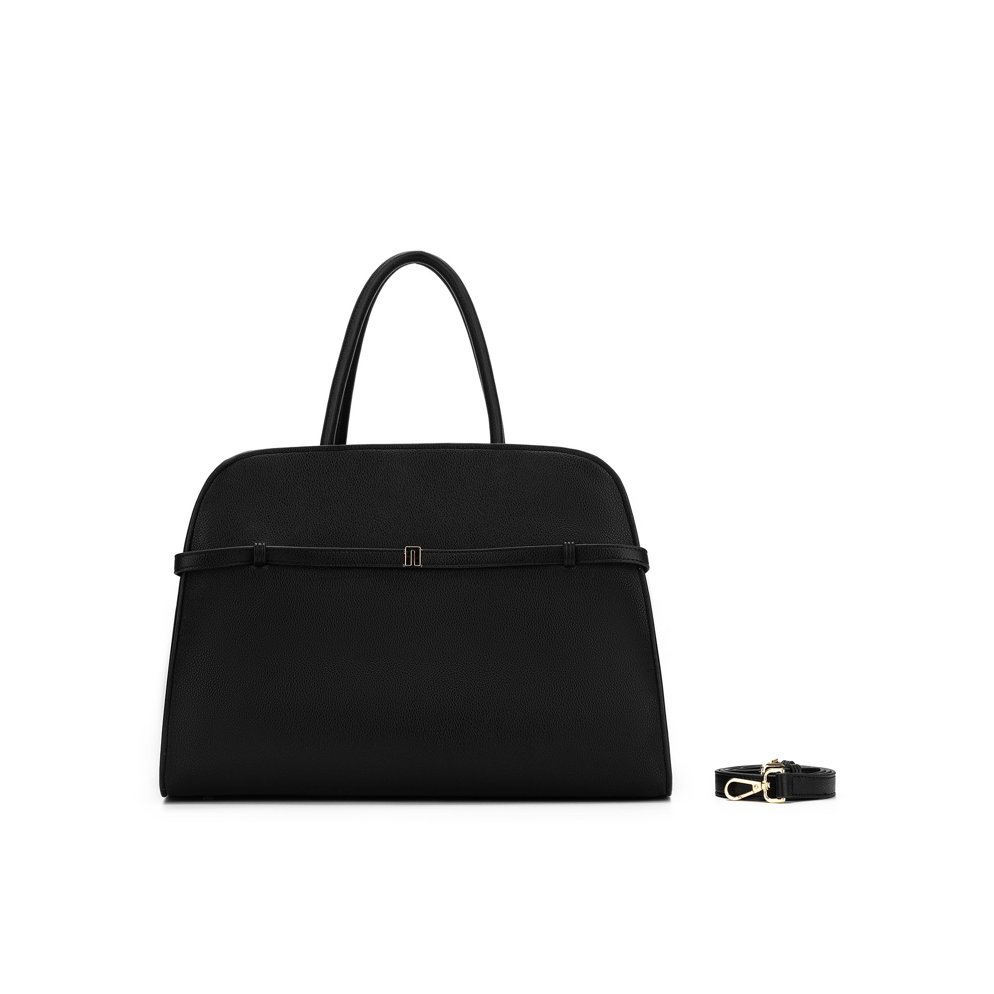 Jodee Black 3 Piece Handbag Tote