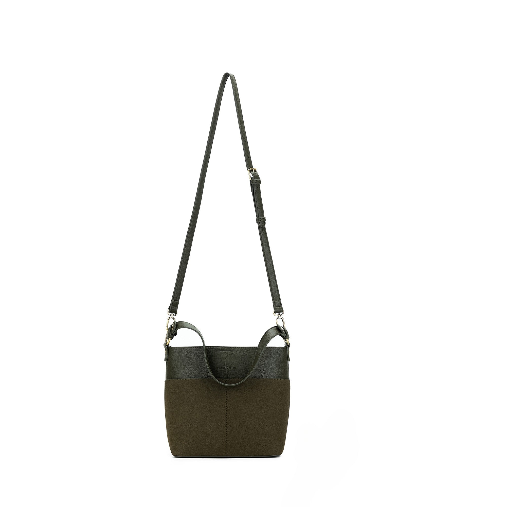 Martina Dark Olive Bucket / Crossbody Bag