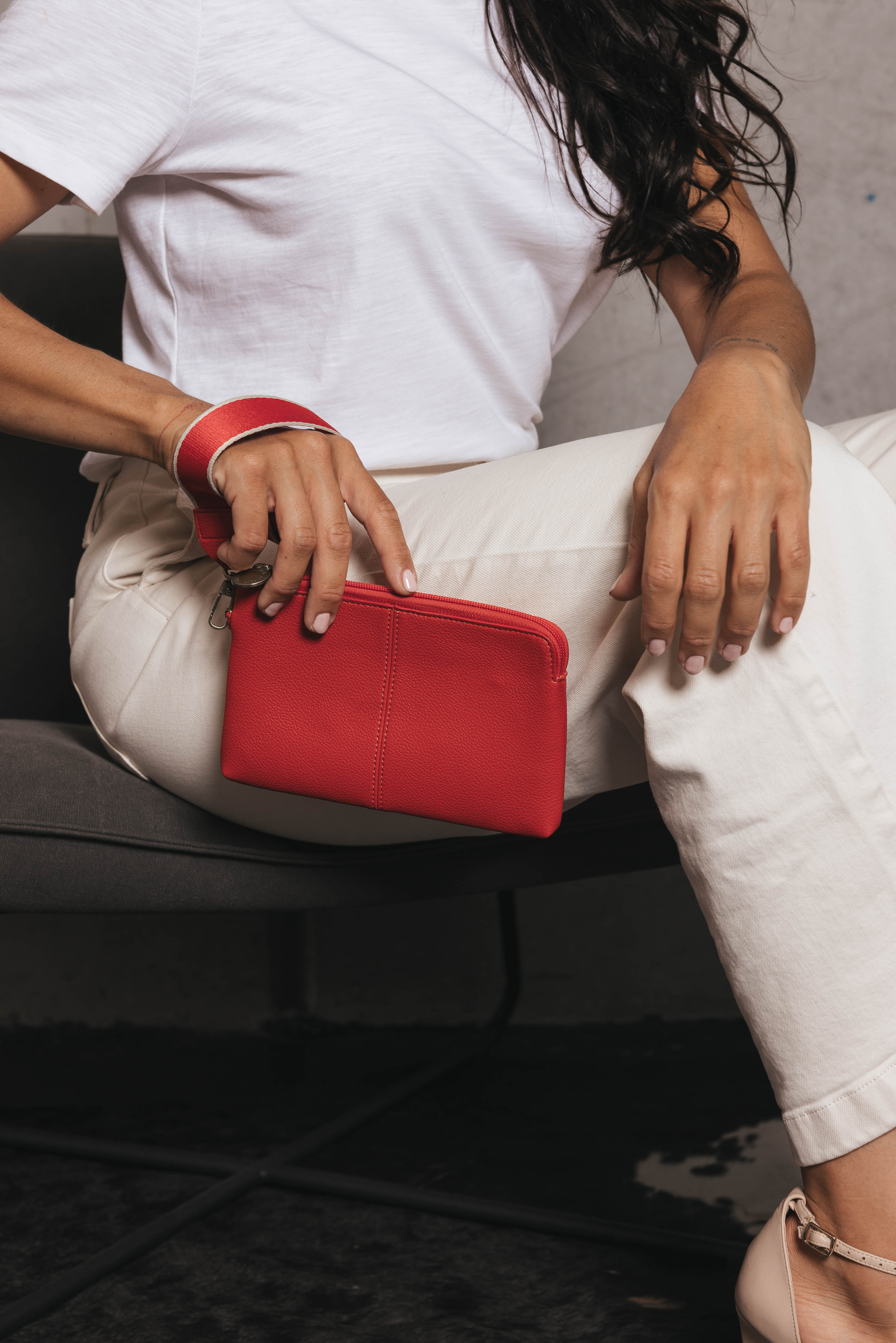 Lylah Red Pouch