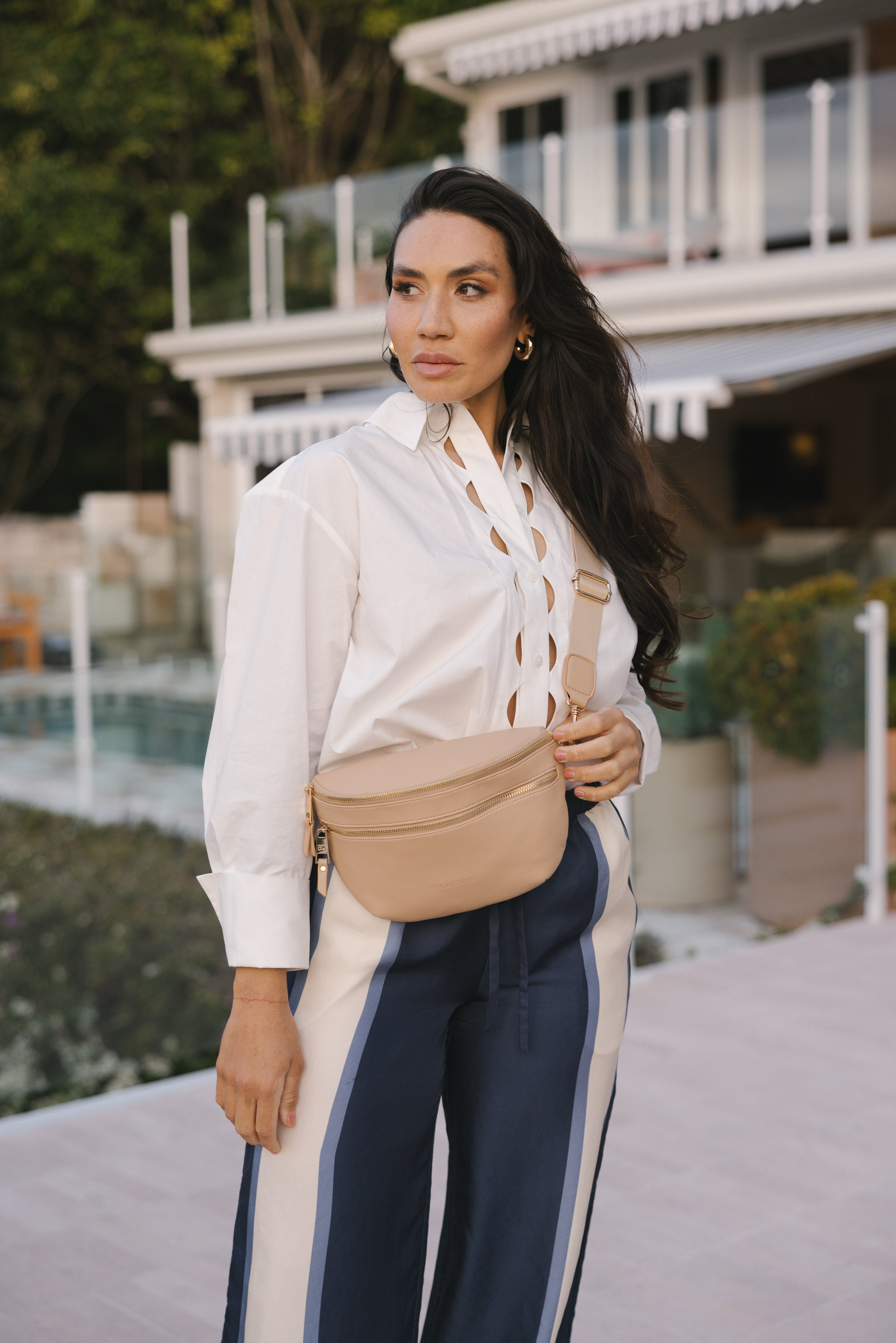 Aerin Sand Crossbody 'Sling' Bag