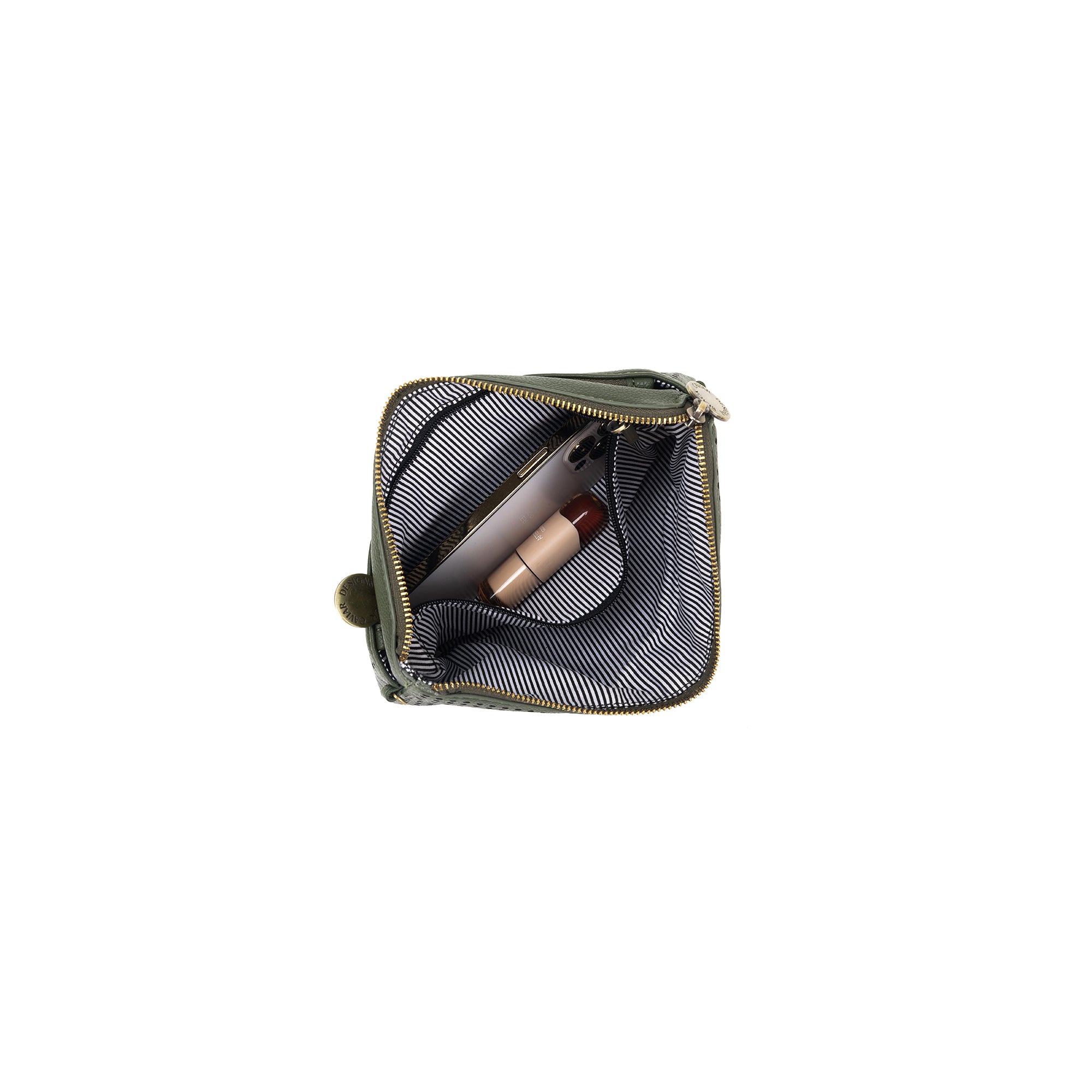 Nina Dark Olive Crossbody/Clutch