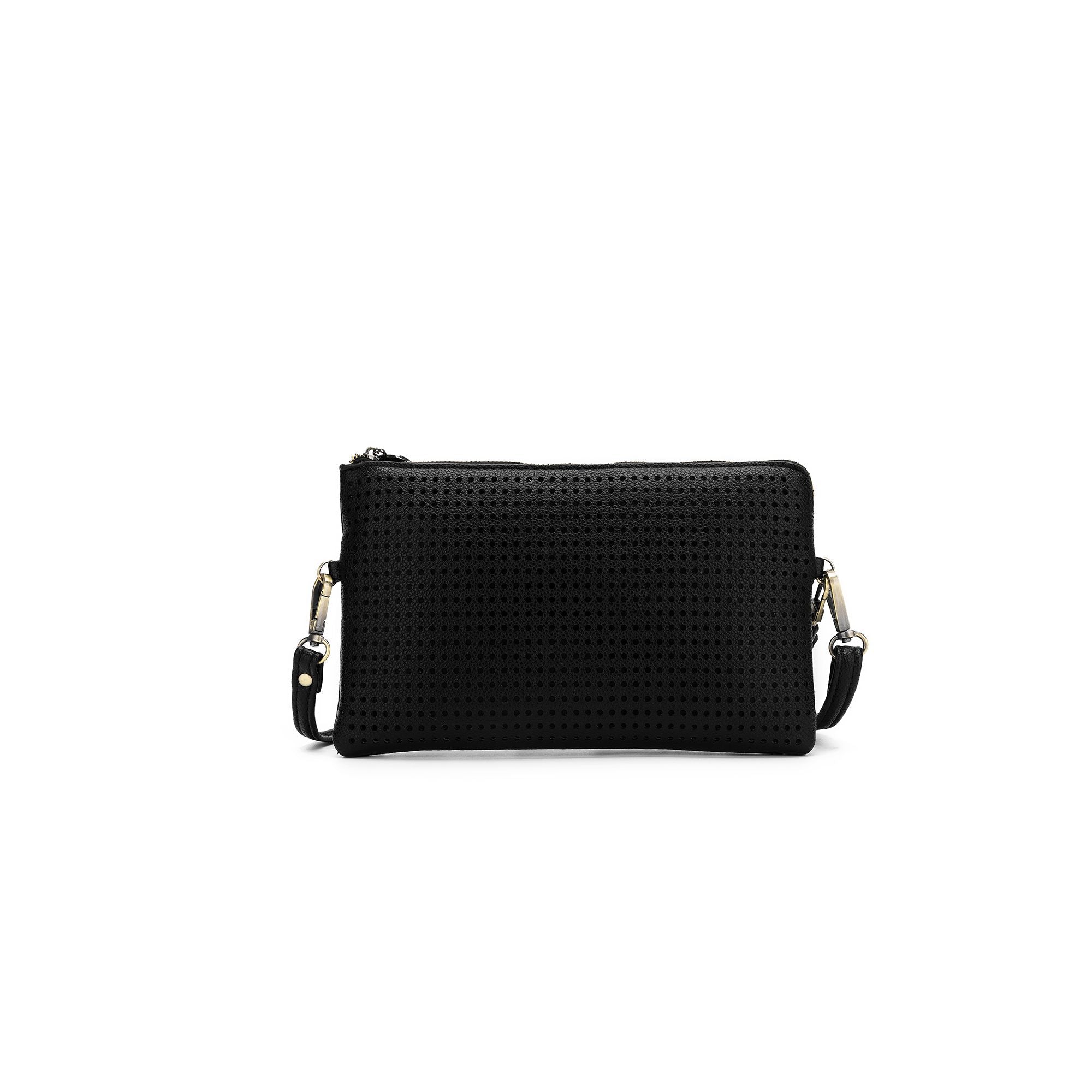 Nina Black Crossbody/Clutch