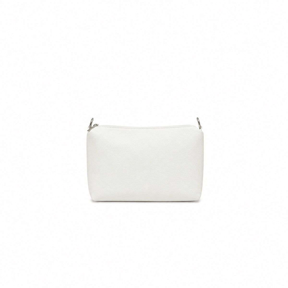 Isabel White 3 Piece Perforated Handbag