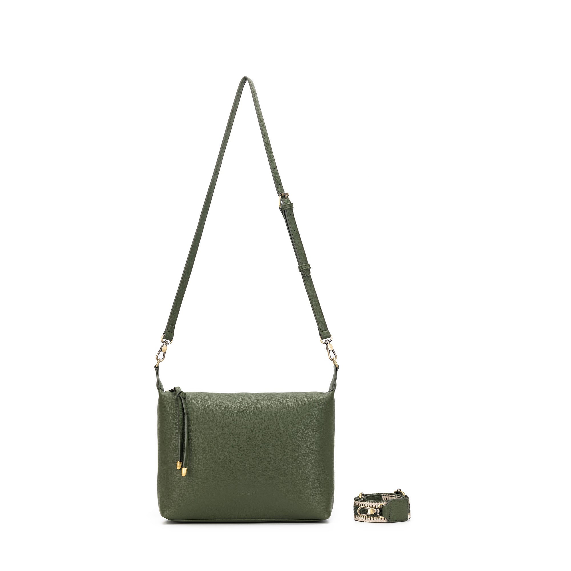 Dana Dark Olive Crossbody Bag