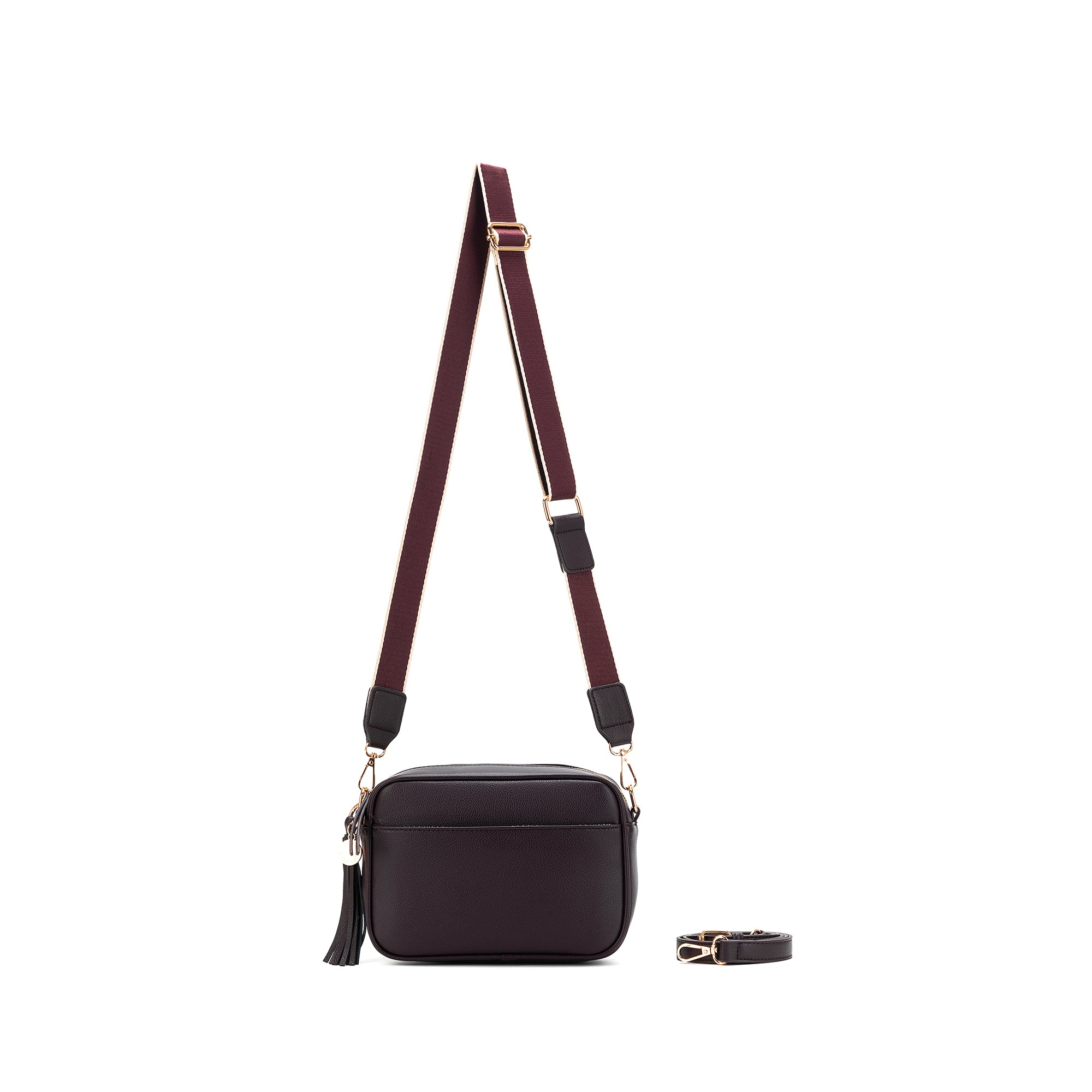 Indie Aubergine Crossbody Bag