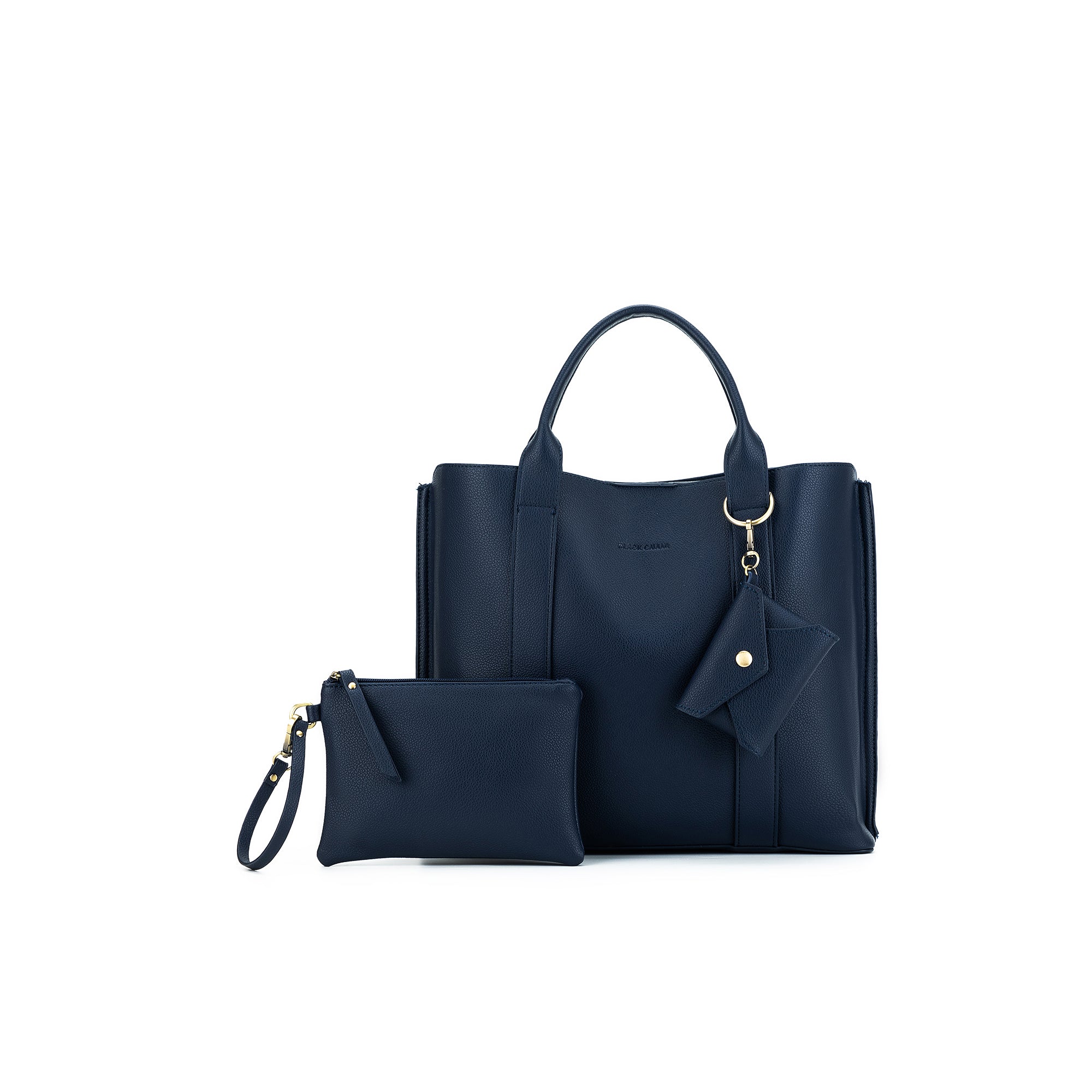 Margaux Deep Navy 2 Piece Laptop Top Handle Bag