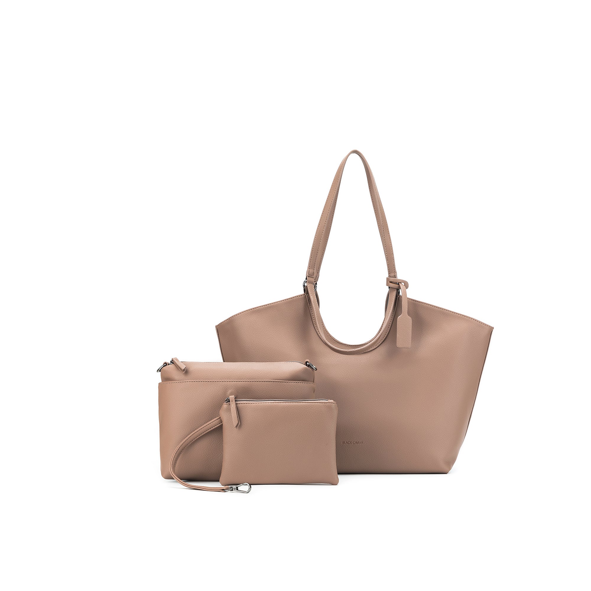 Cielo Mocha 3 Piece Handbag Tote