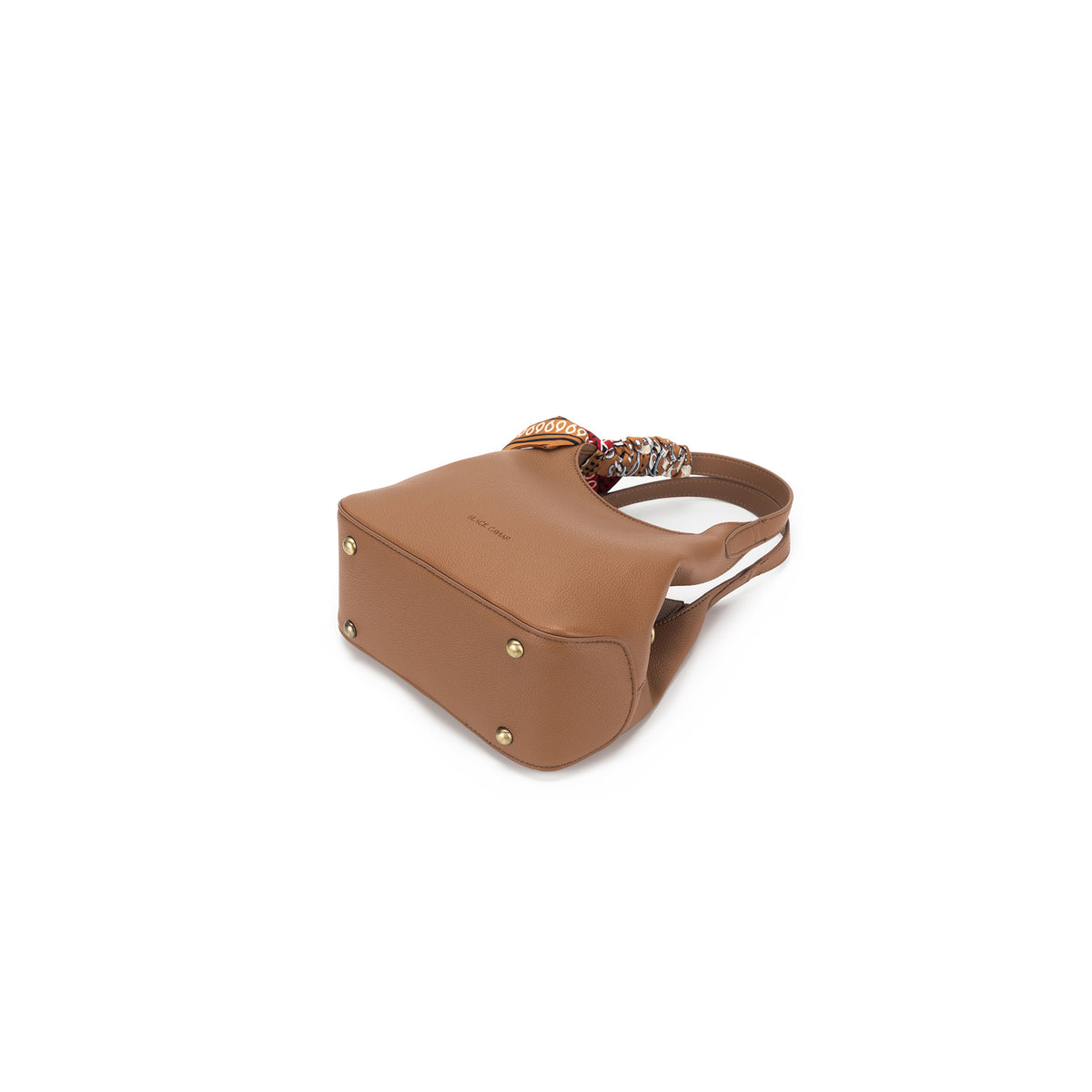 Mini Dune Mocha Vegan Leather Top Handle Handbag