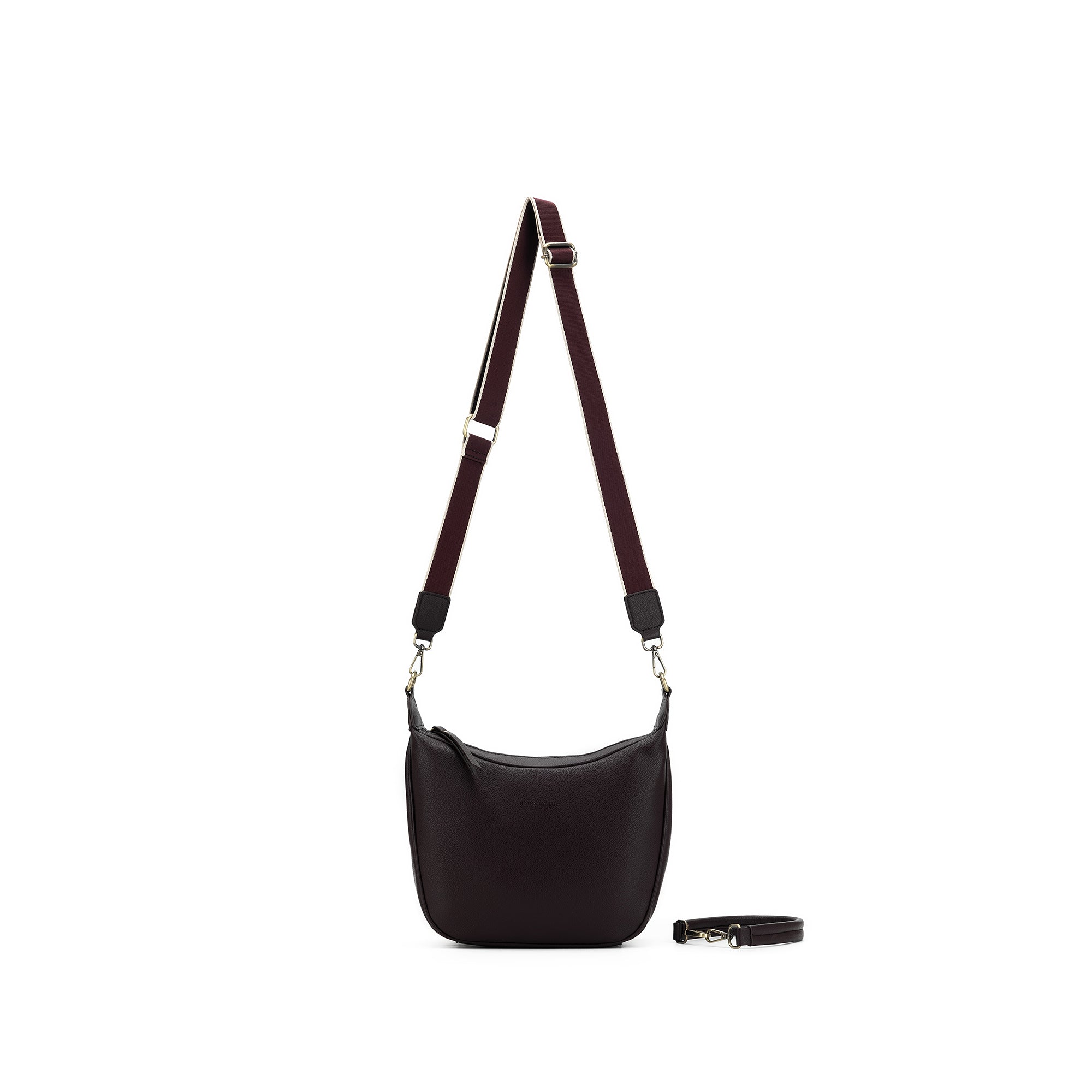 Mimi Aubergine Small Hobo