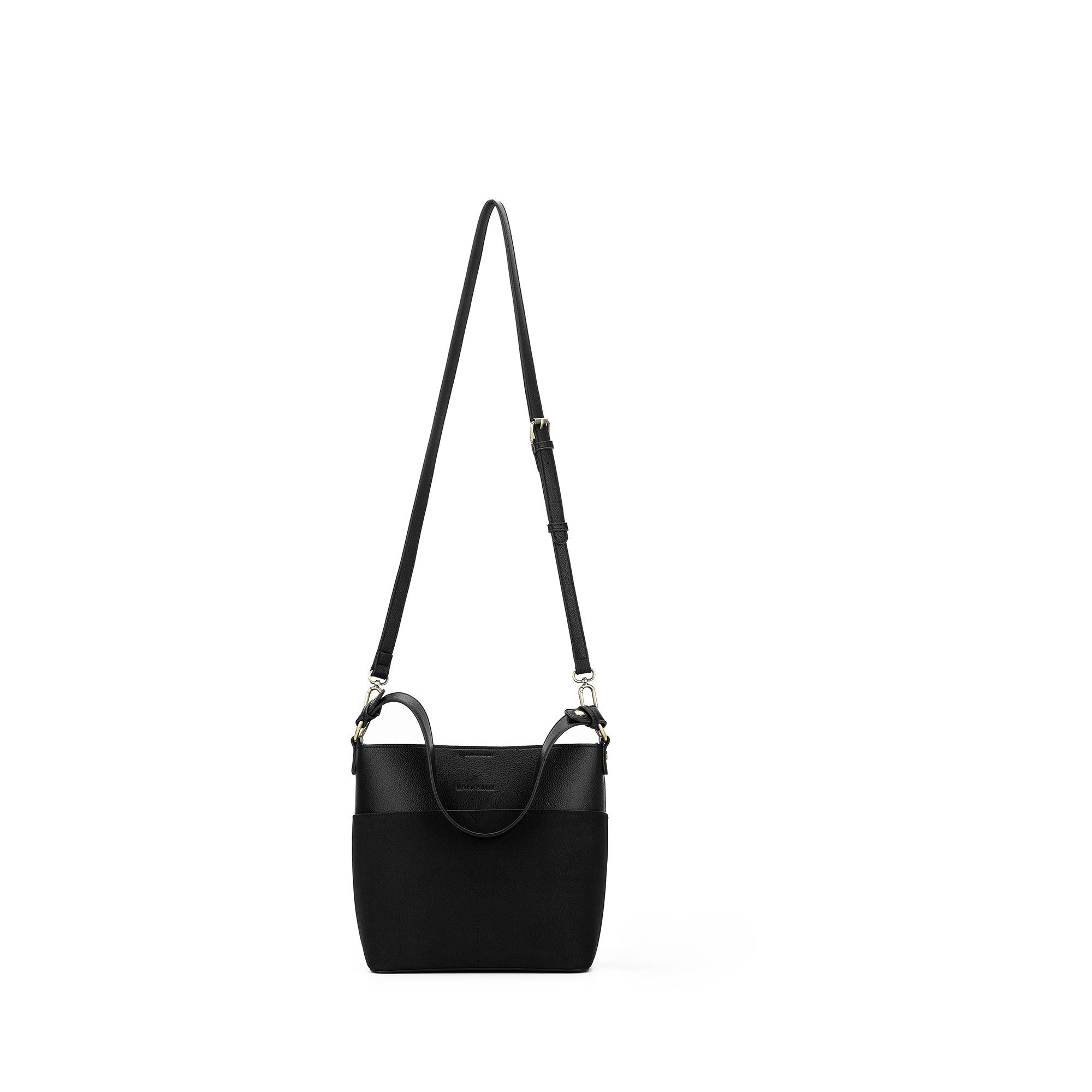 Martina Black Bucket / Crossbody Bag