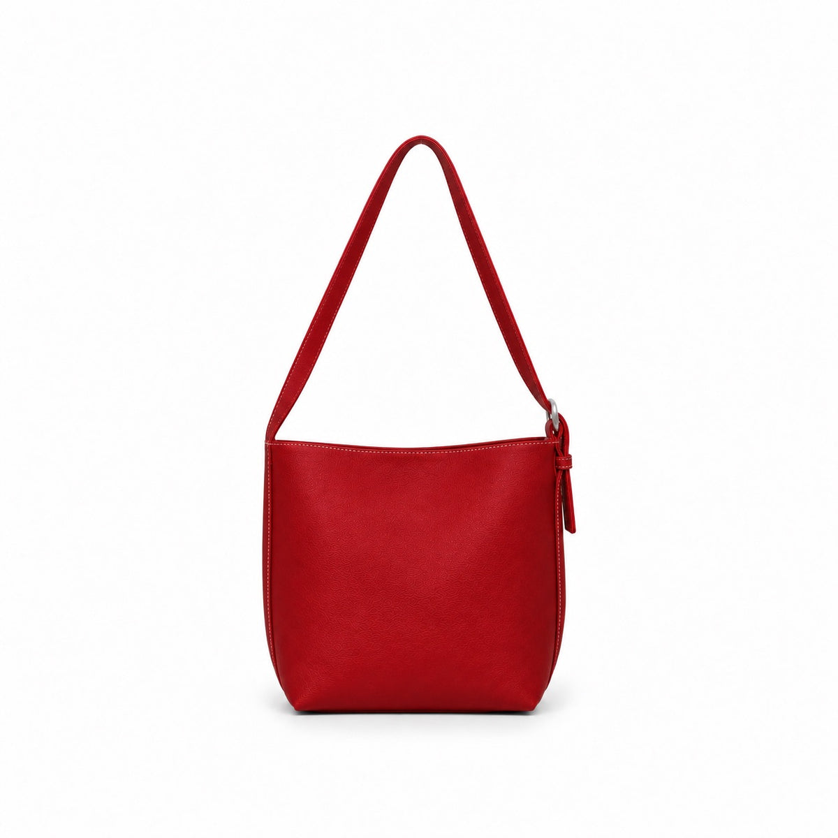Aryana  Red Vegan Leather Shoulder & Crossbody Bag