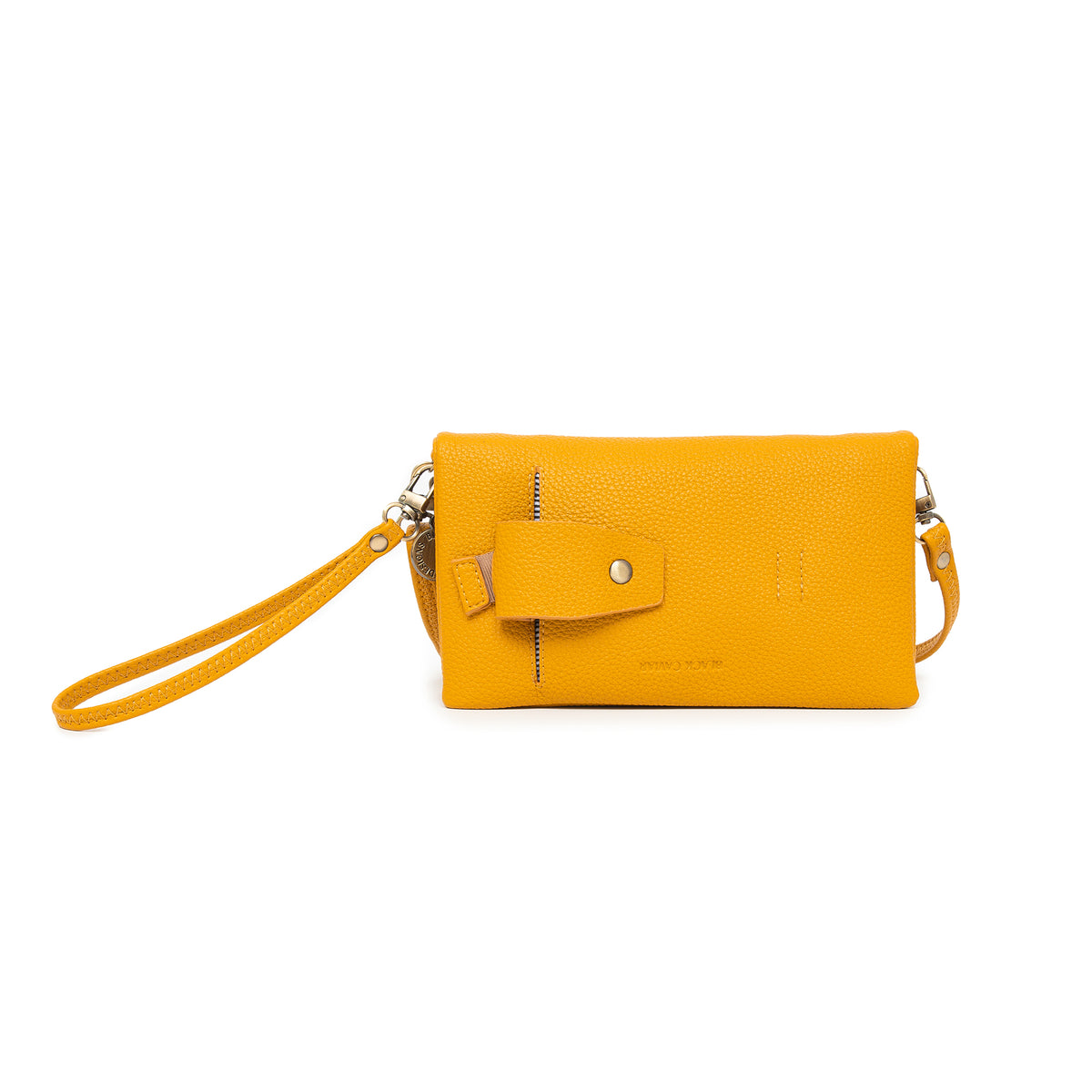 Mavie Mustard Crossbody Wallet