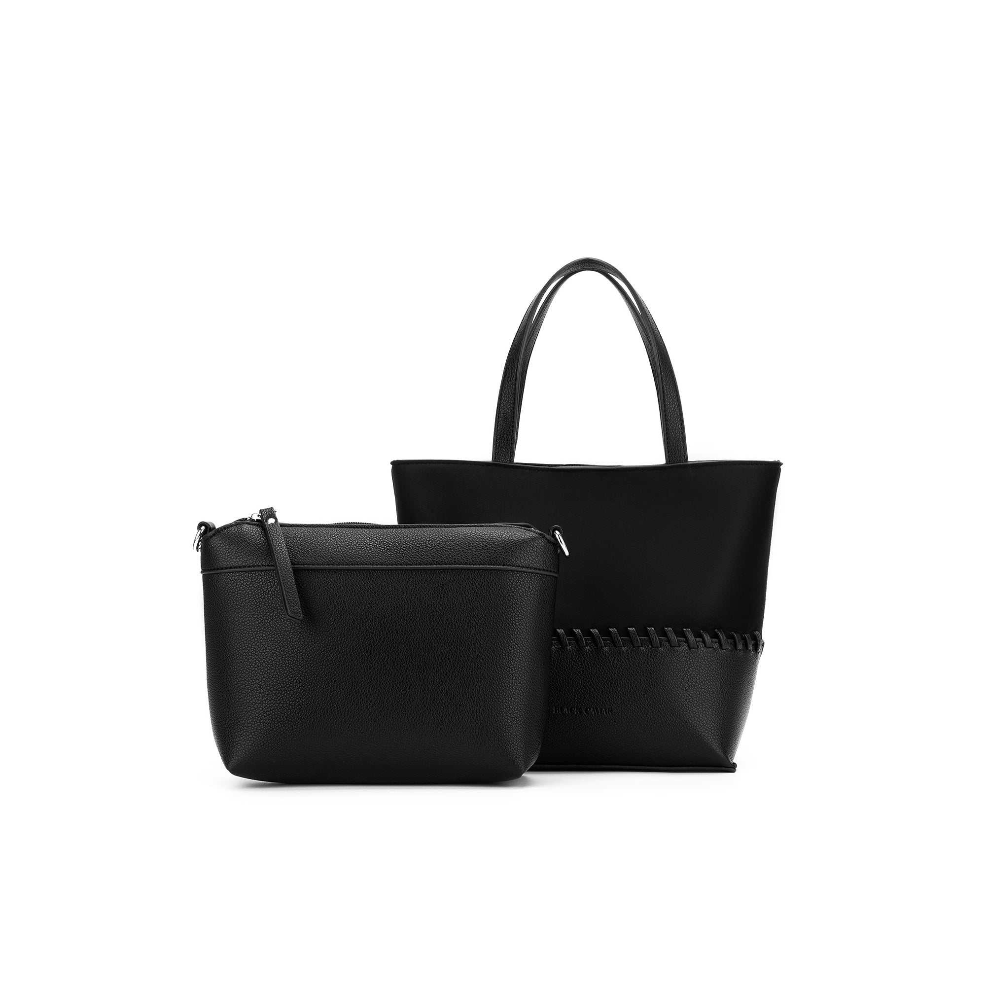 Tiffany Black 2 Piece Handbag