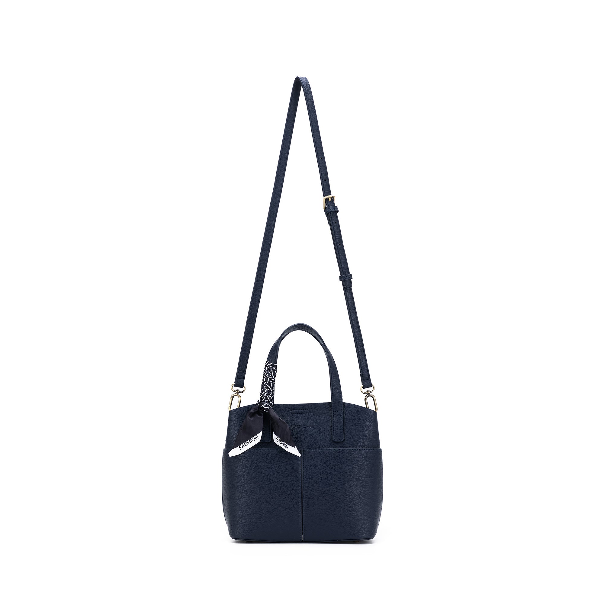 Amelie Deep Navy 2 Piece Top Handle Bag