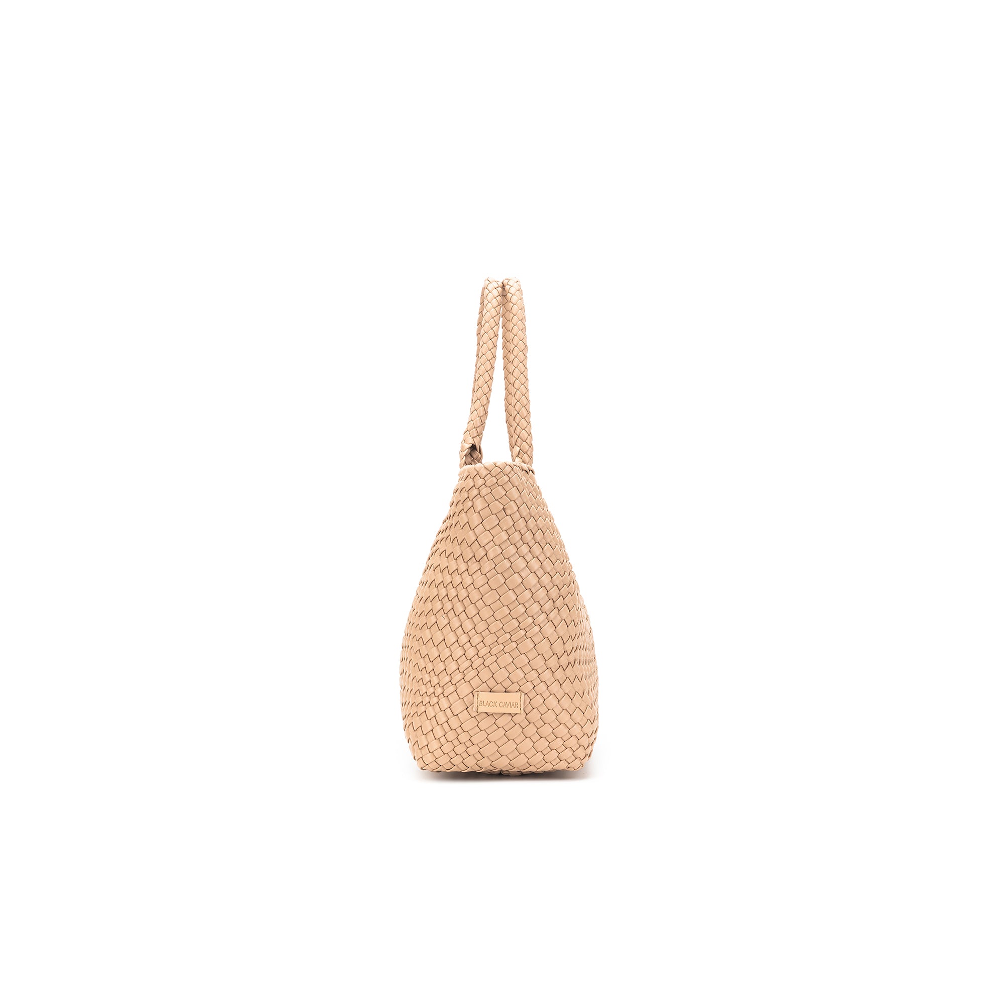 St Moritz Mocha 2 Piece Woven Handbag