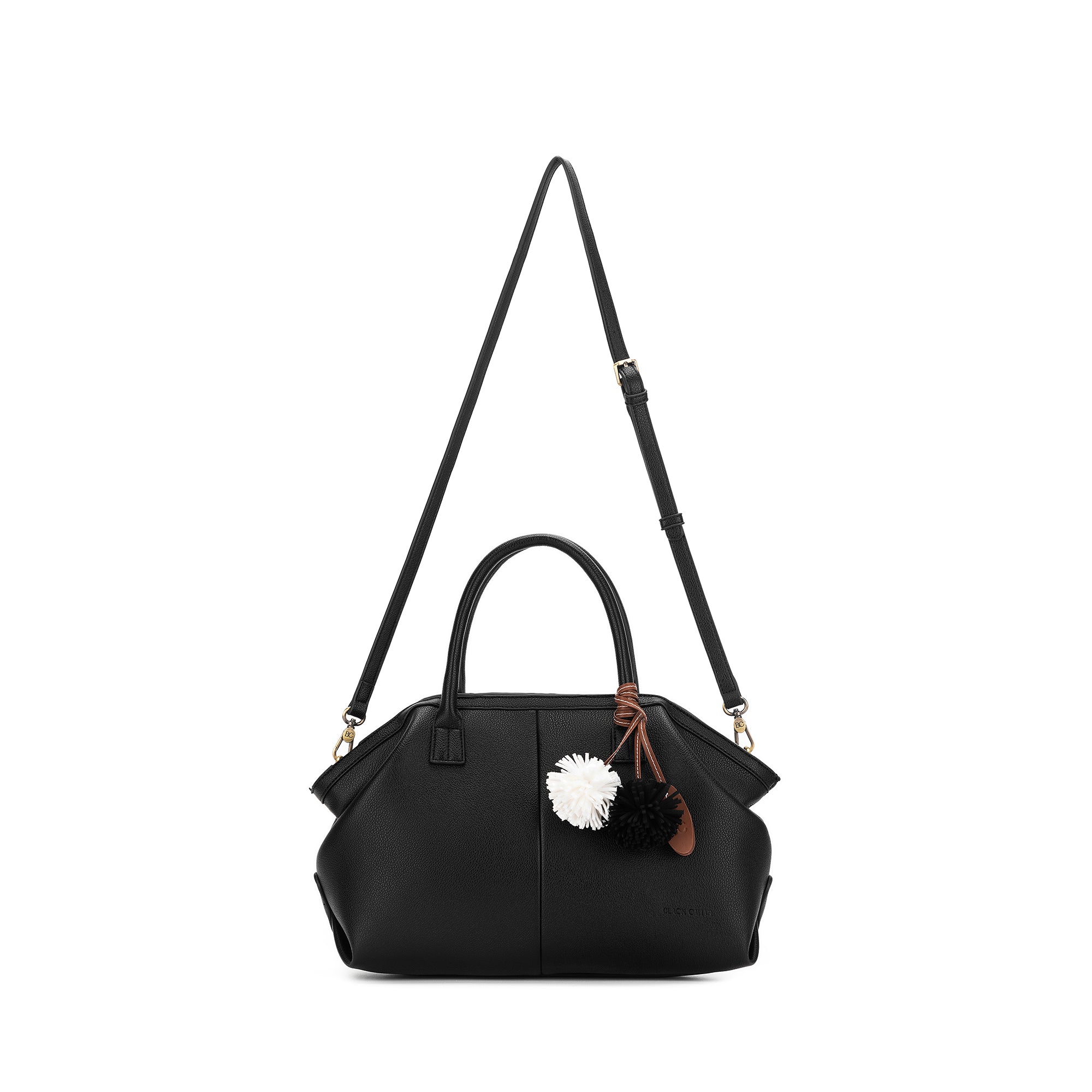 Camryn Black 3 Piece Bowler Bag