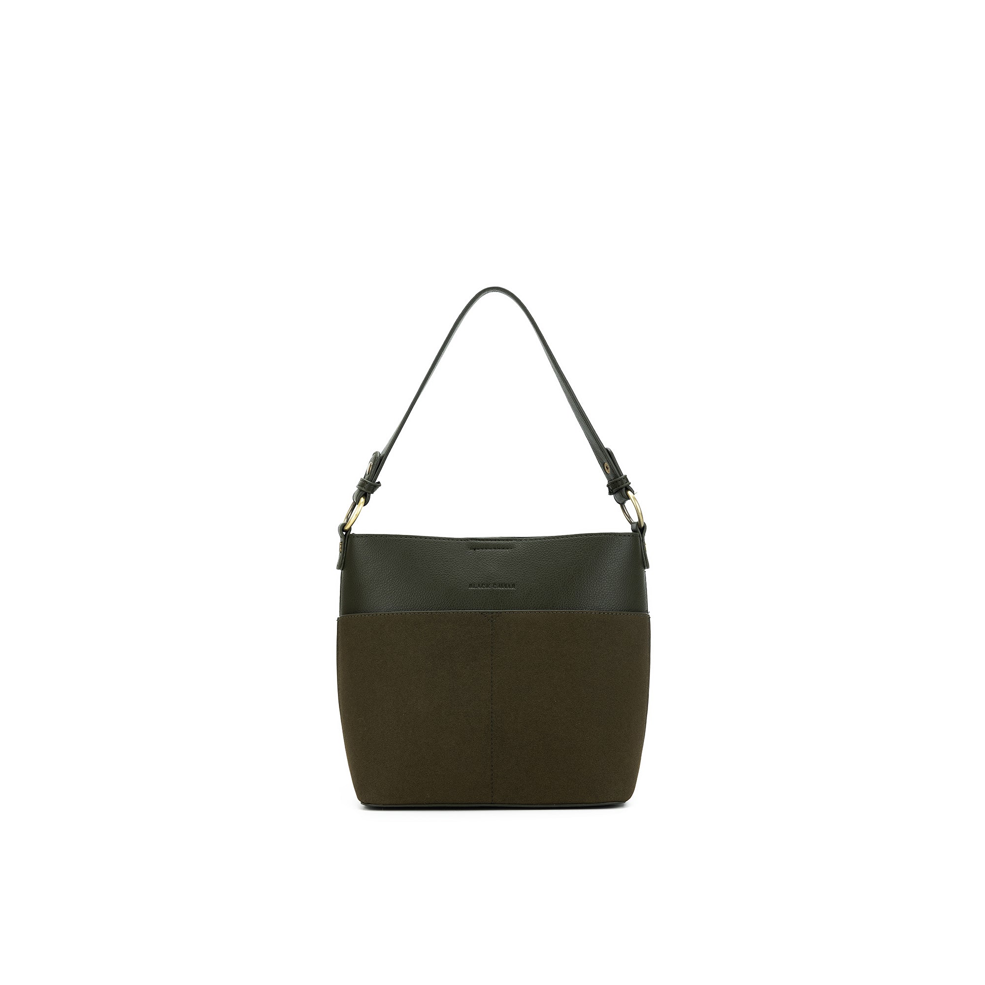 Martina Dark Olive Bucket / Crossbody Bag