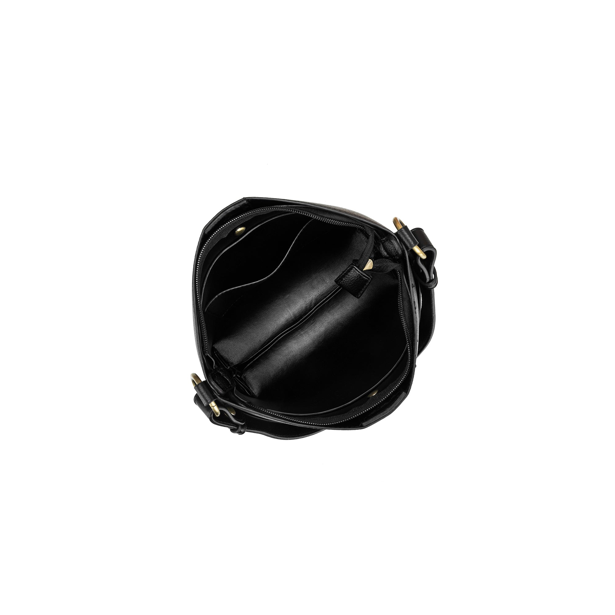 Martina Black Bucket / Crossbody Bag