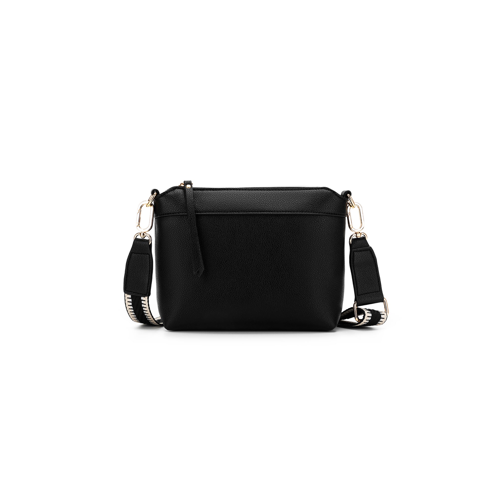 Melody Black 2 Piece Shoulder Crossbody Bag