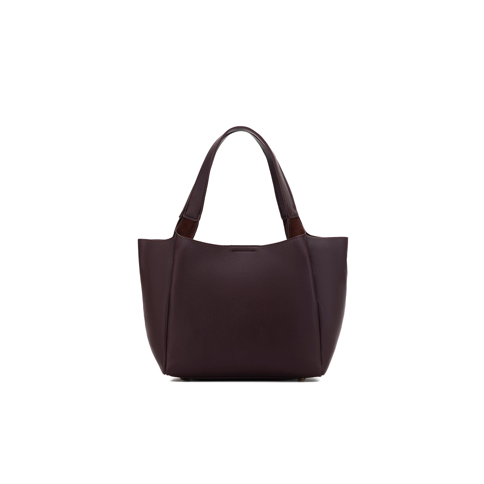 Mini Evelyn Aubergine 3 Piece Hobo Tote