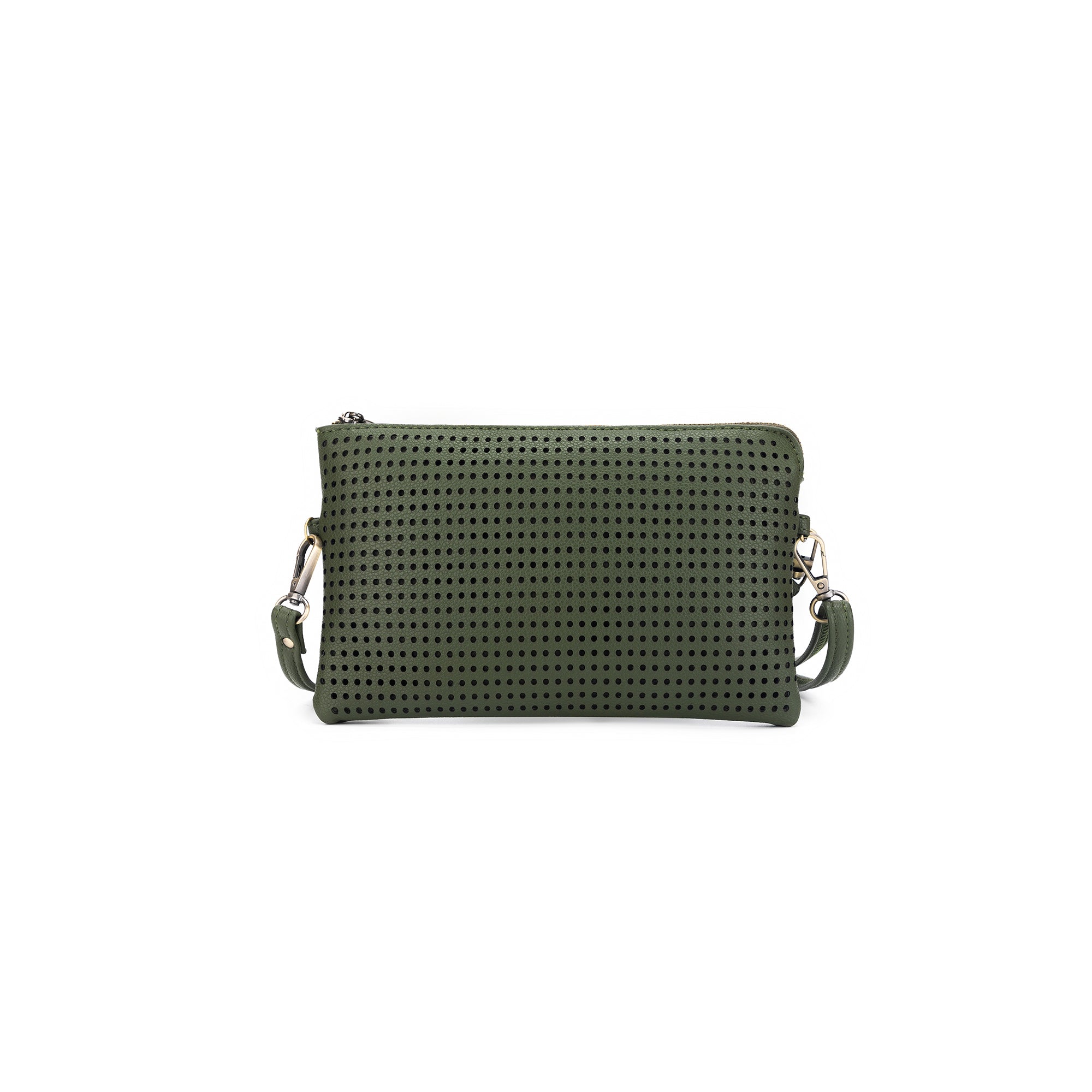 Nina Dark Olive Crossbody/Clutch
