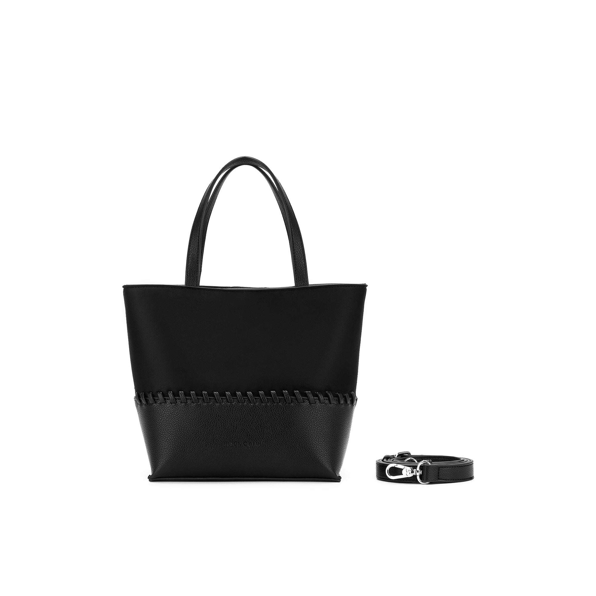 Tiffany Black 2 Piece Handbag