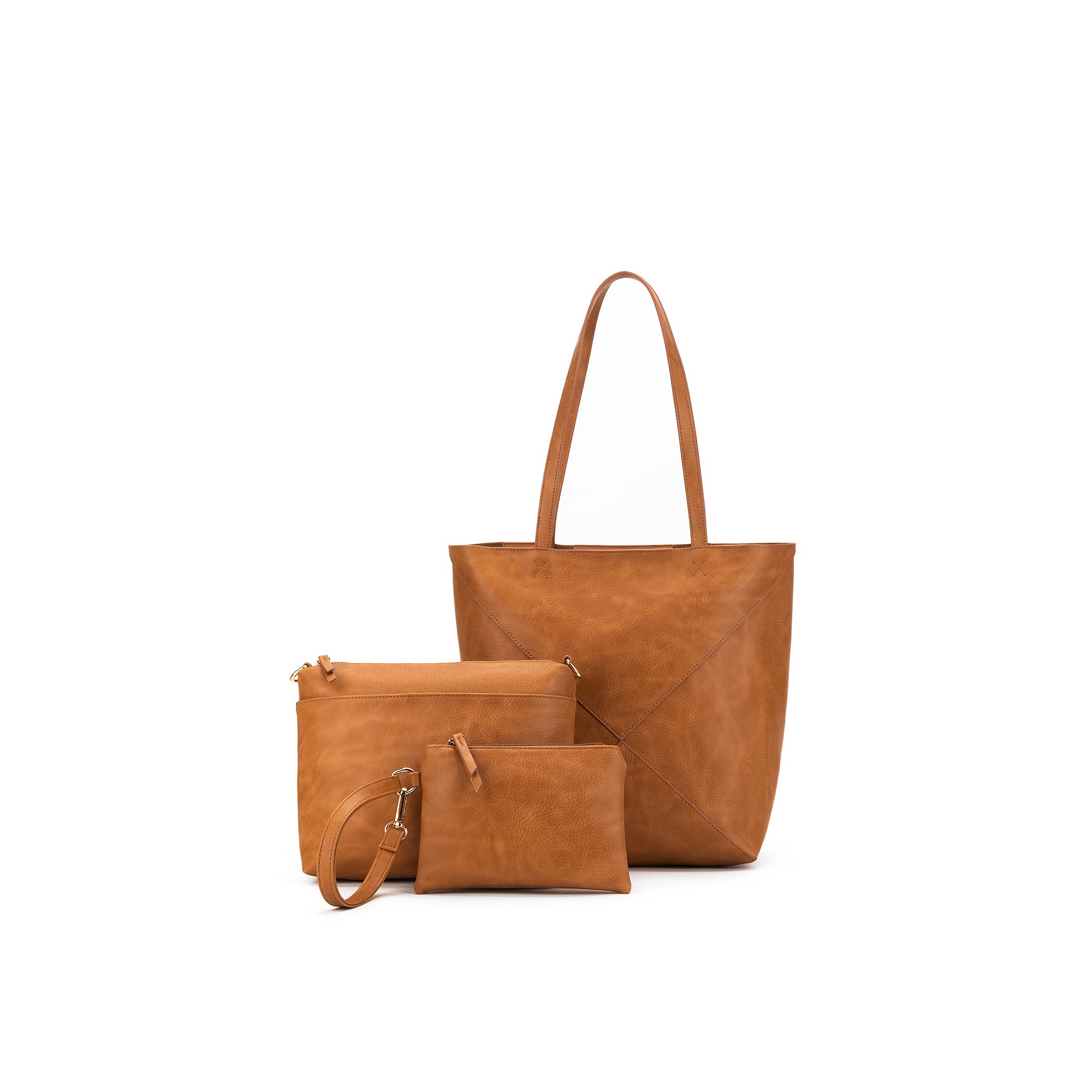 Suki Tan 3 Piece Handbag Set