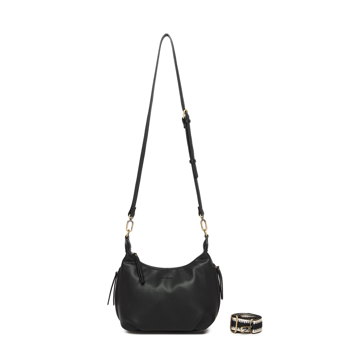Carey Black Crossbody Bag