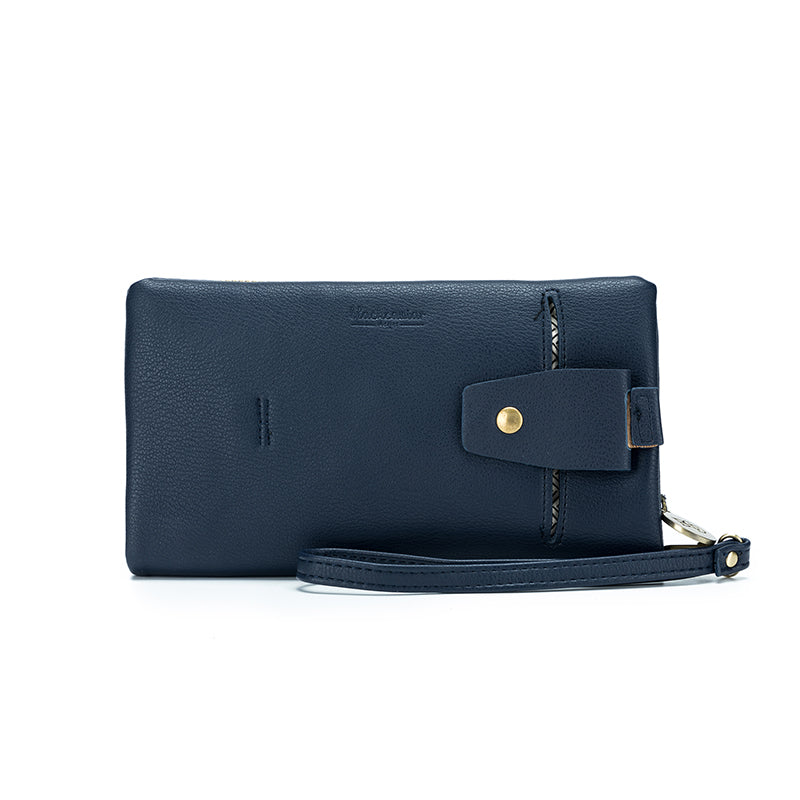 Sky French Navy Wallet