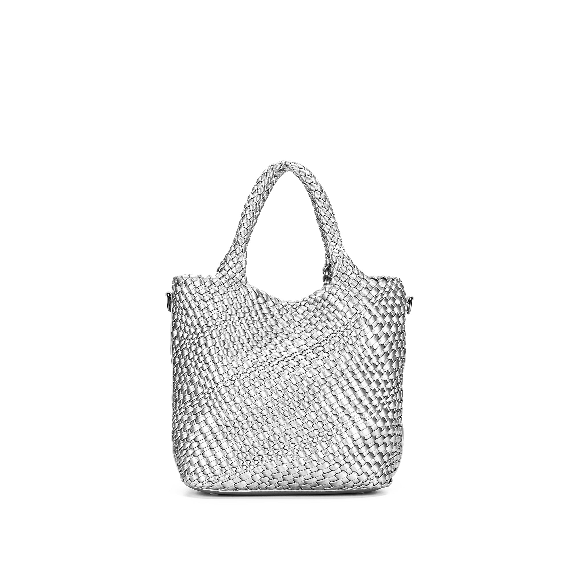 Amali Pewter 2 Piece Handbag Set